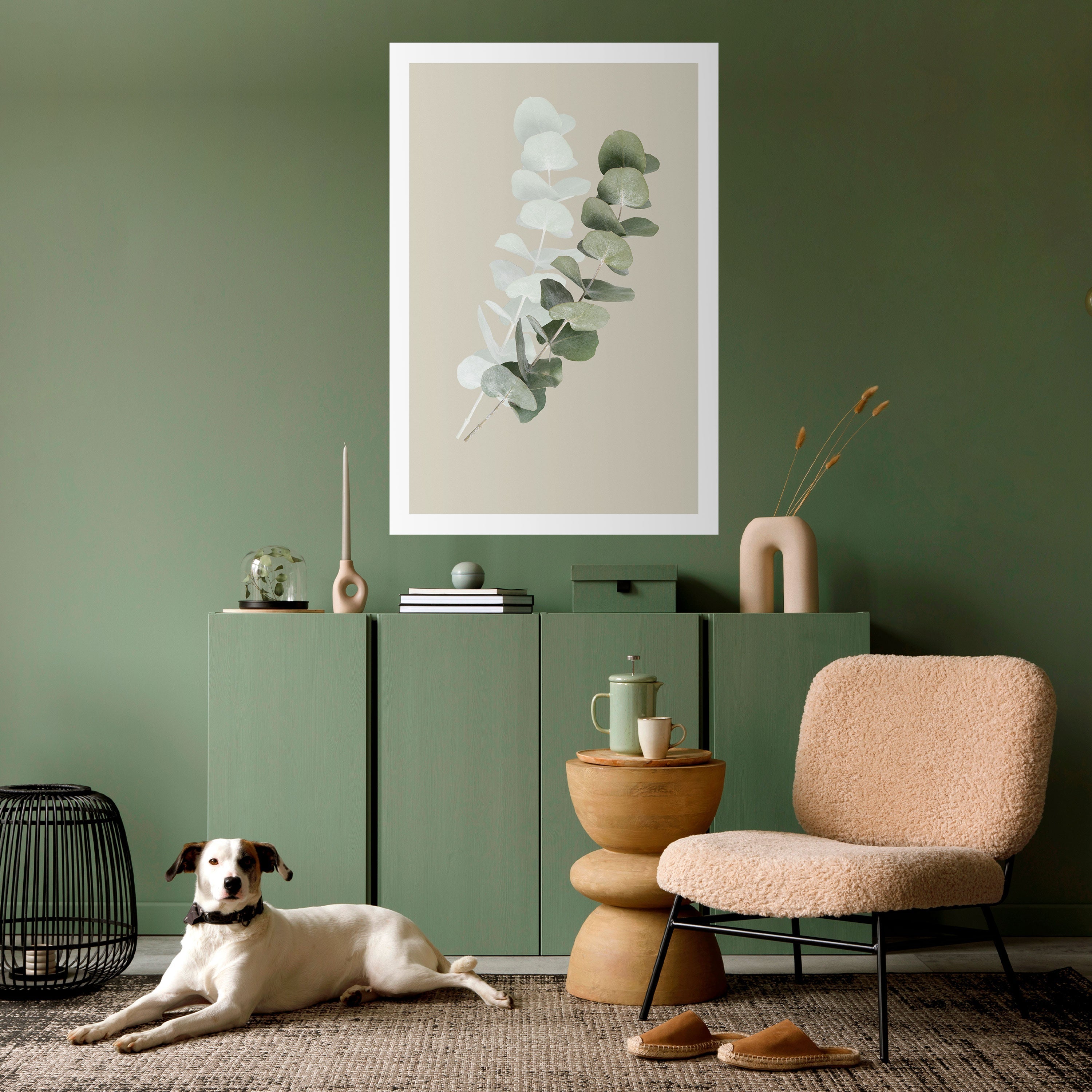 Affiche verticale autocollante « NATURE TRANSLUCIDE »