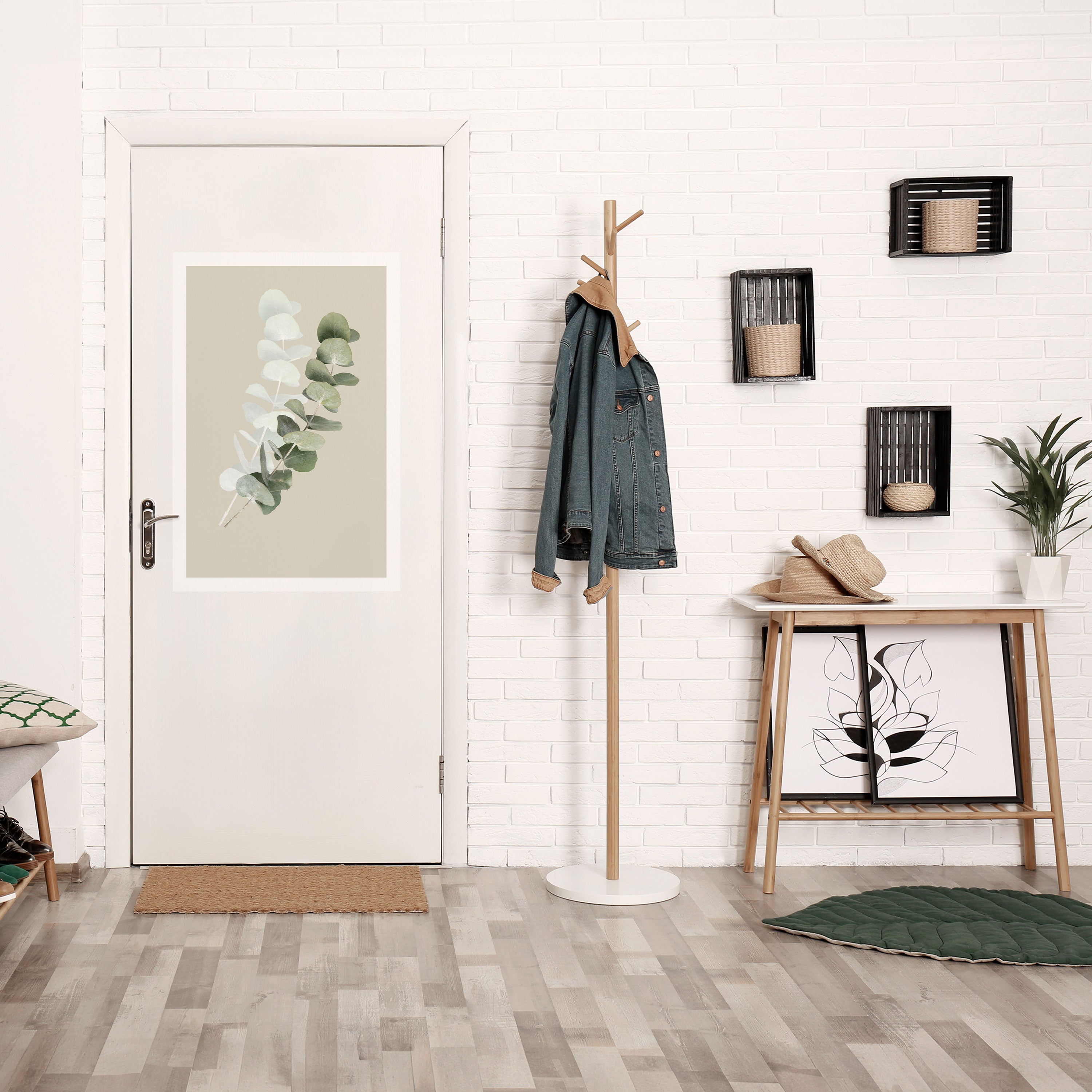 Affiche verticale autocollante « NATURE TRANSLUCIDE »