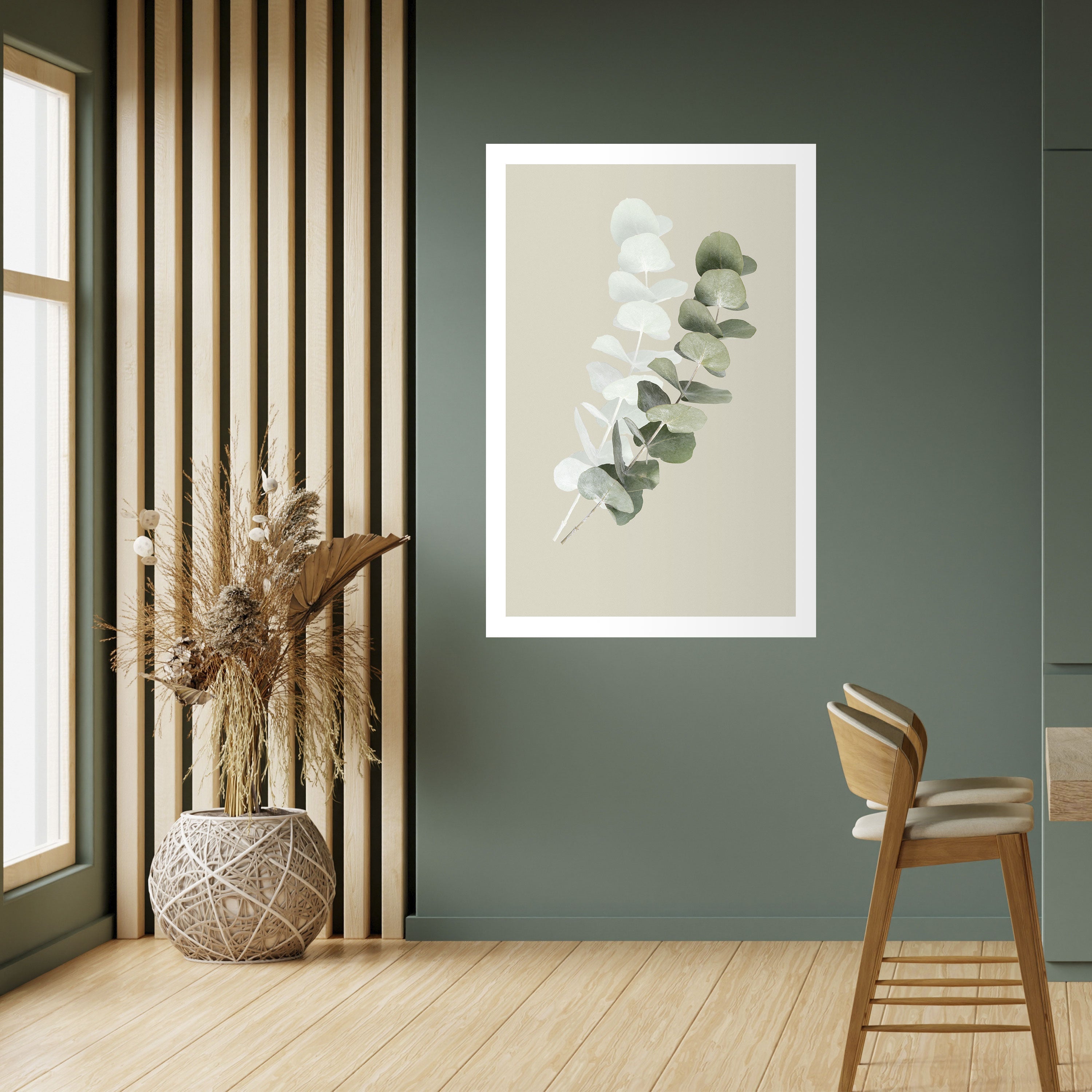 Affiche verticale autocollante « NATURE TRANSLUCIDE »