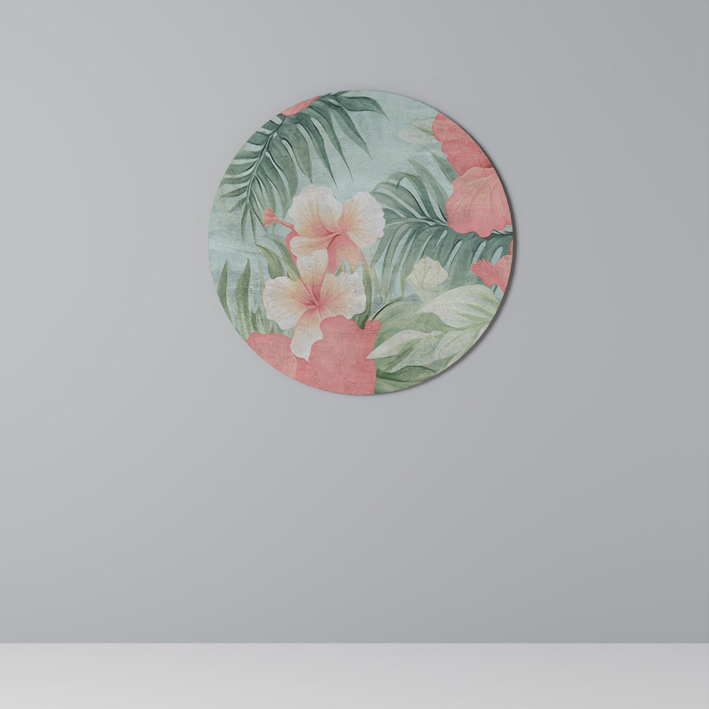 Décoration murale ronde HAWAÏEN SPIRIT