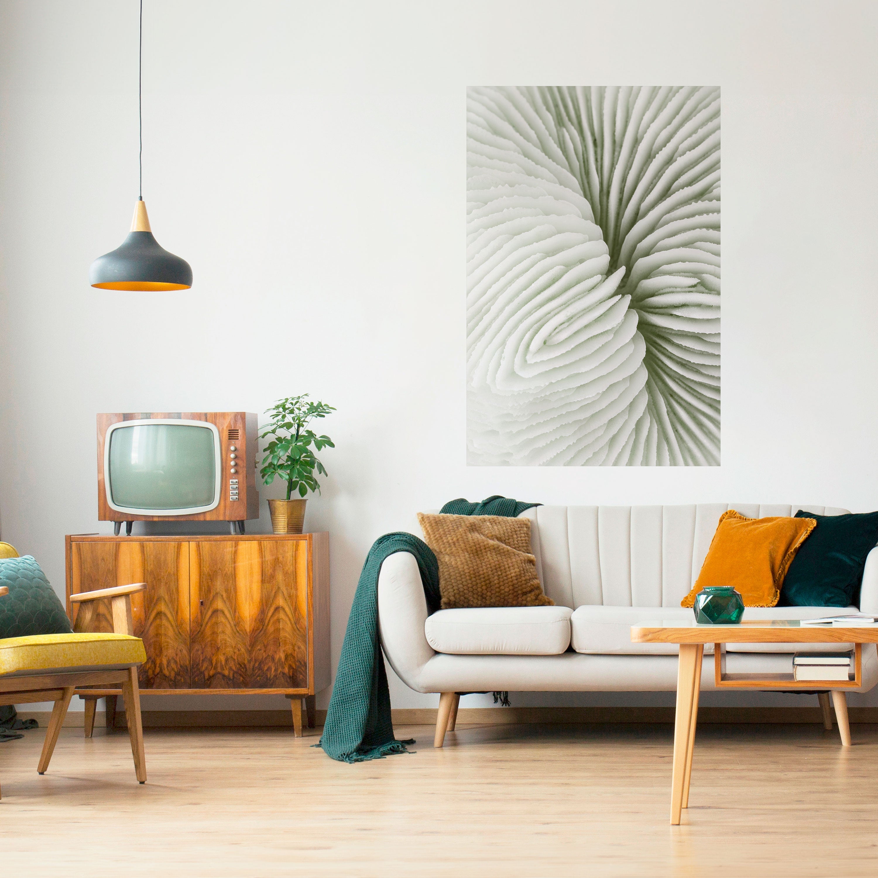 Affiche verticale autocollante SYMÉTRIE DE LA NATURE