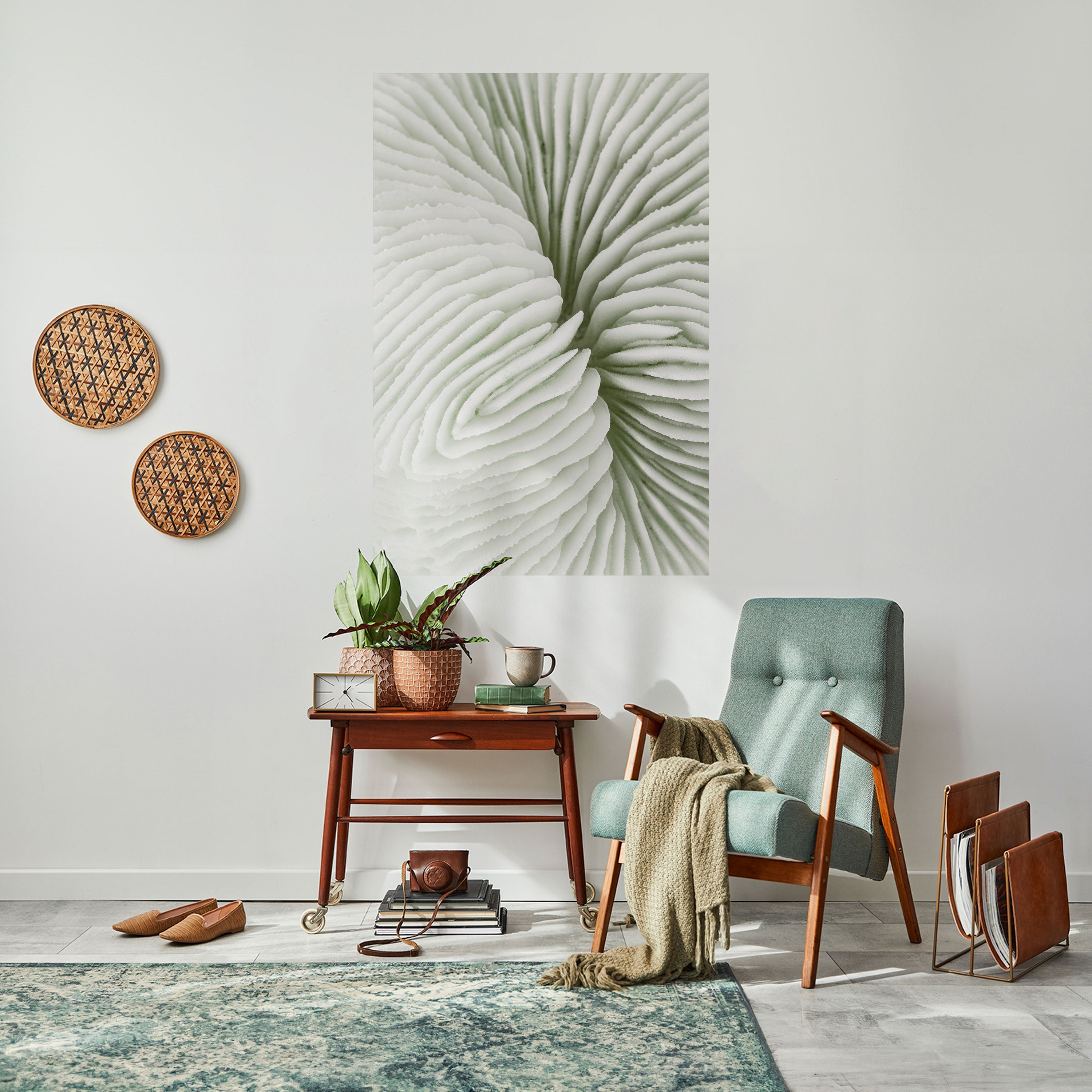 Affiche verticale autocollante SYMÉTRIE DE LA NATURE