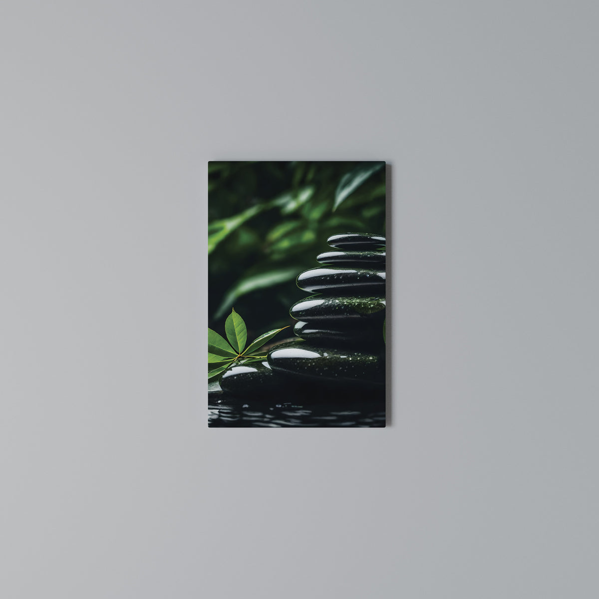 HARMONY STONES Vertical Canvas Print