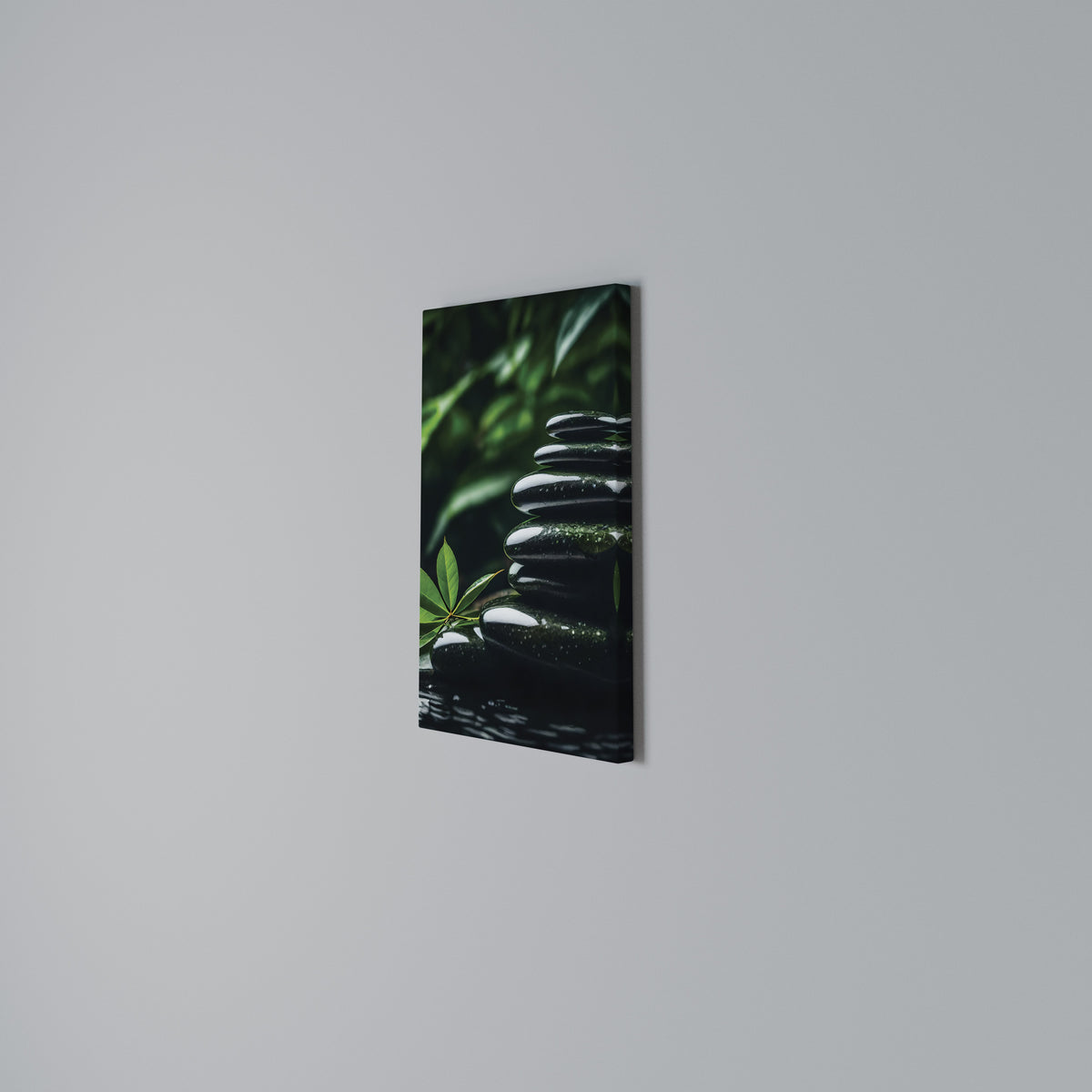 HARMONY STONES Vertical Canvas Print