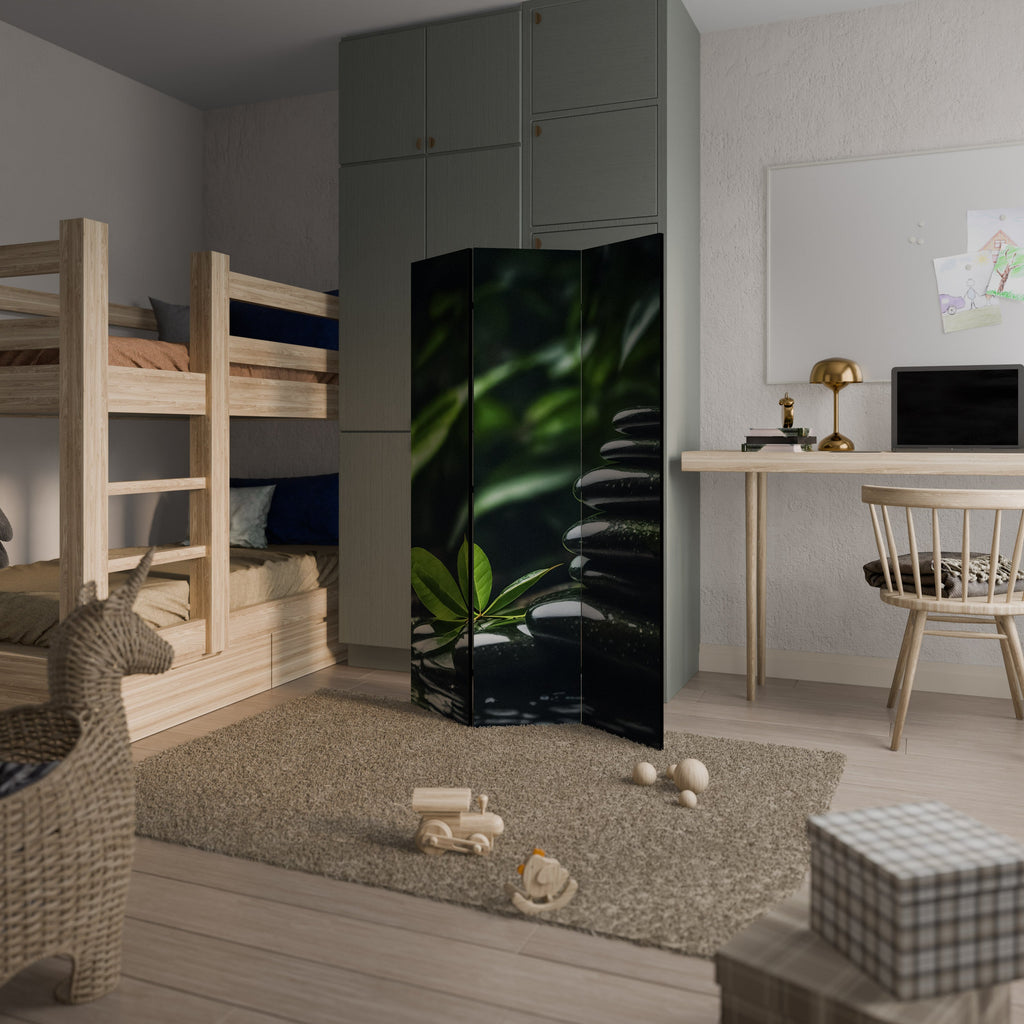 Paravent décoratif à 3 panneaux HARMONY STONES