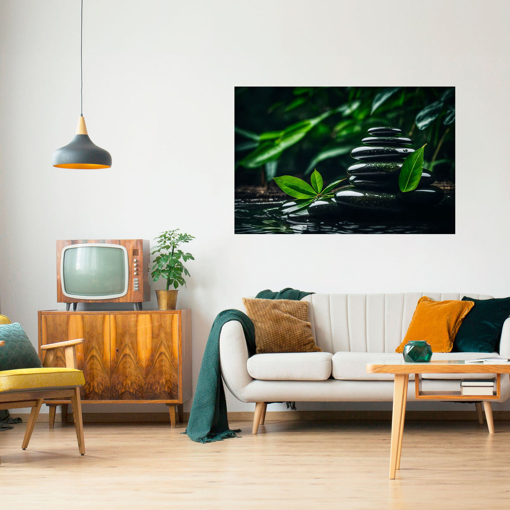 Affiche horizontale autocollante HARMONY STONES