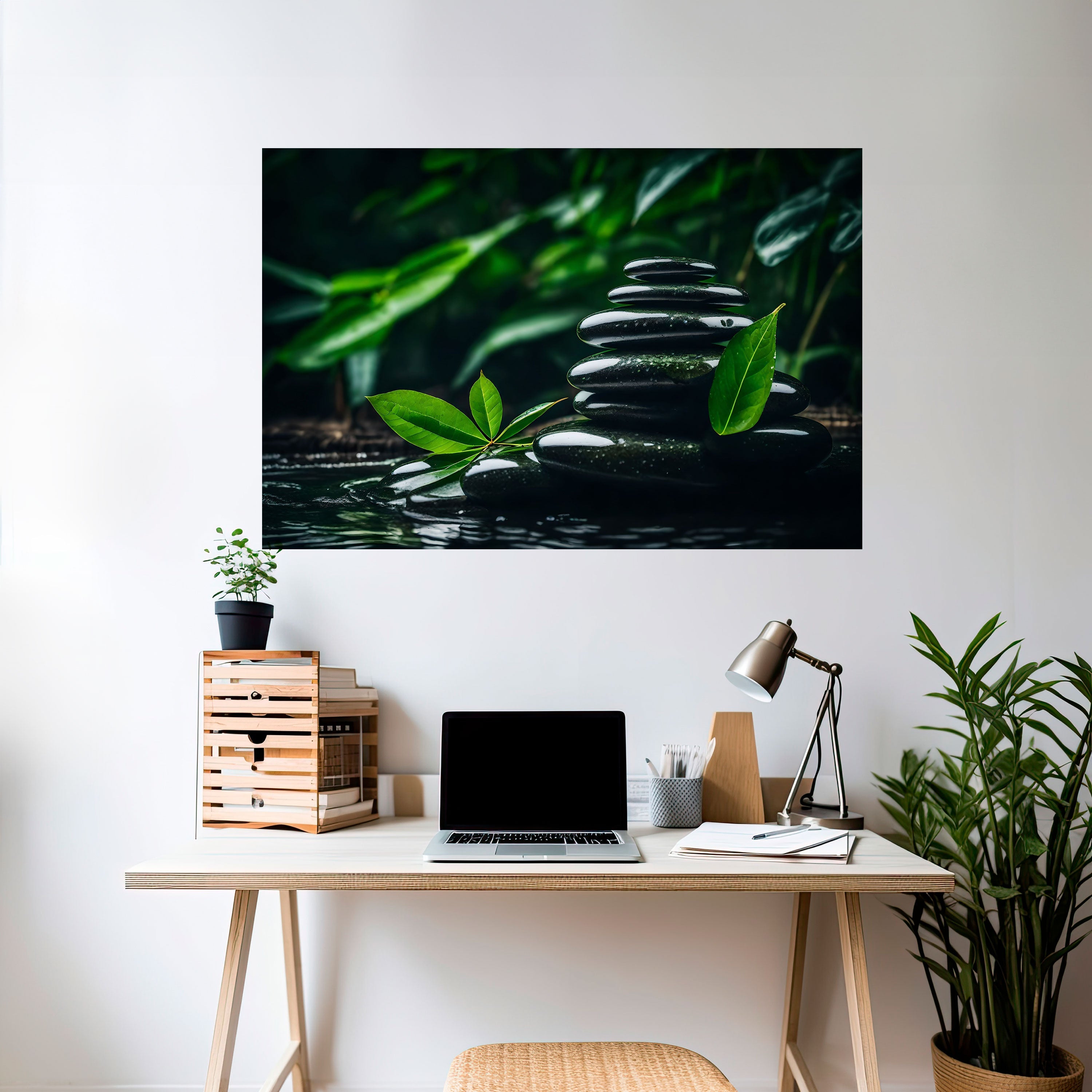 Affiche horizontale autocollante HARMONY STONES