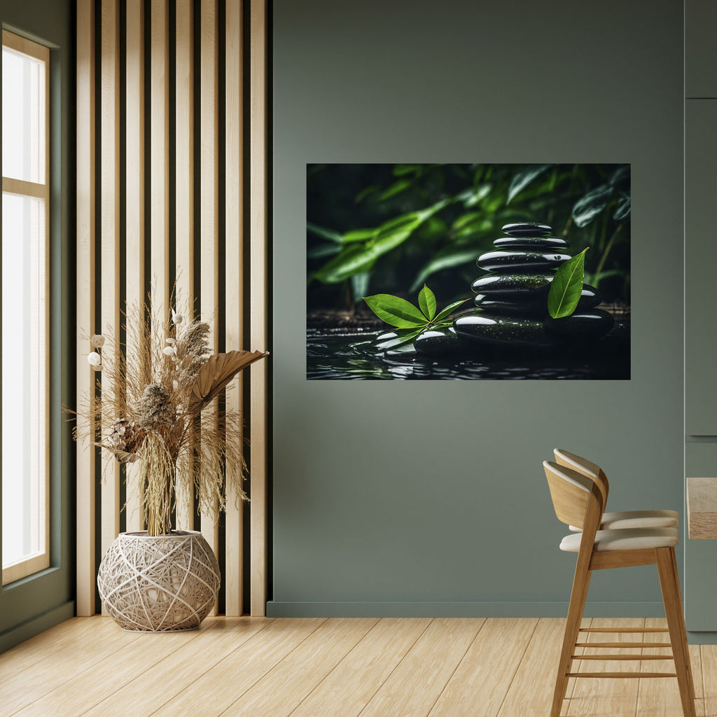 Affiche horizontale autocollante HARMONY STONES