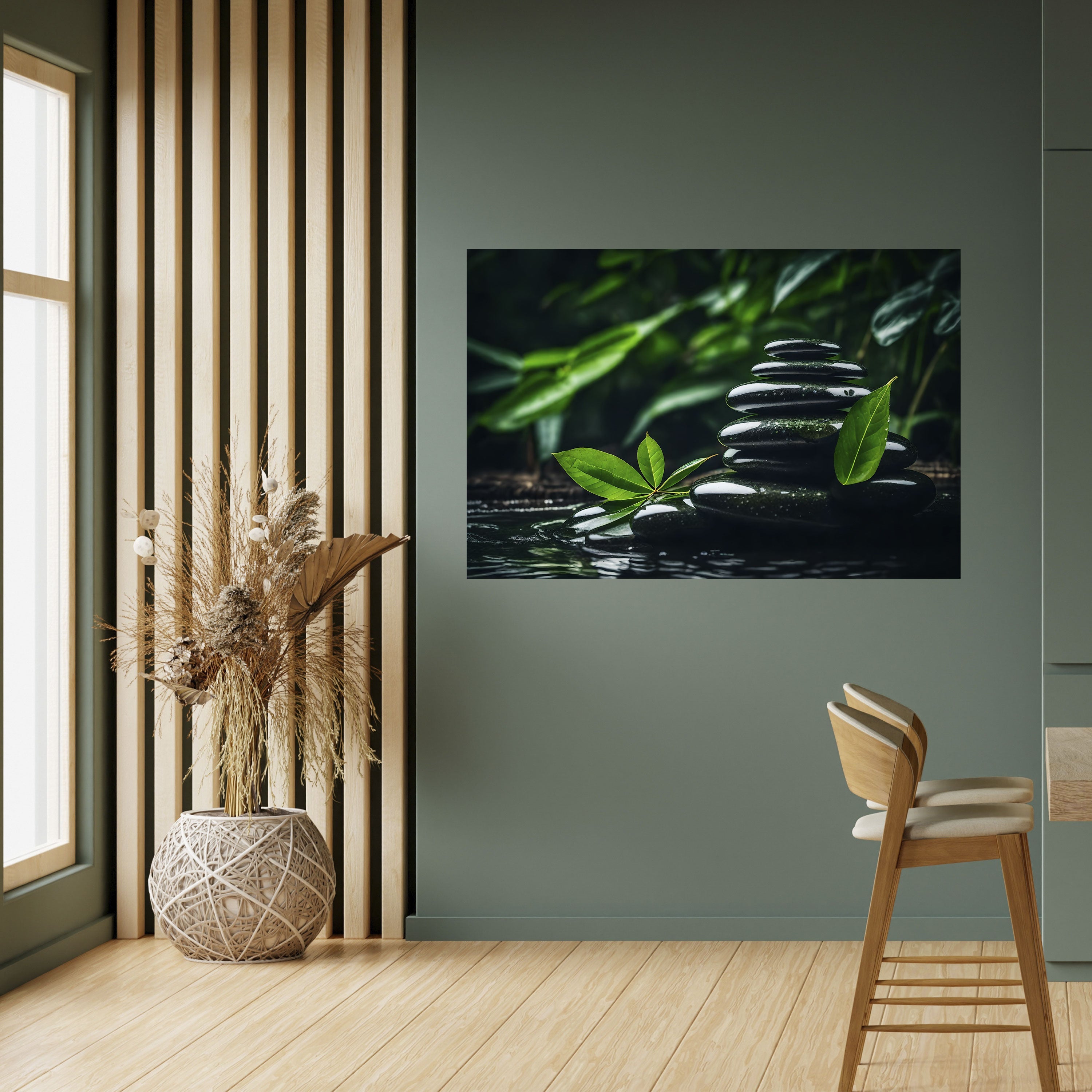 Affiche horizontale autocollante HARMONY STONES