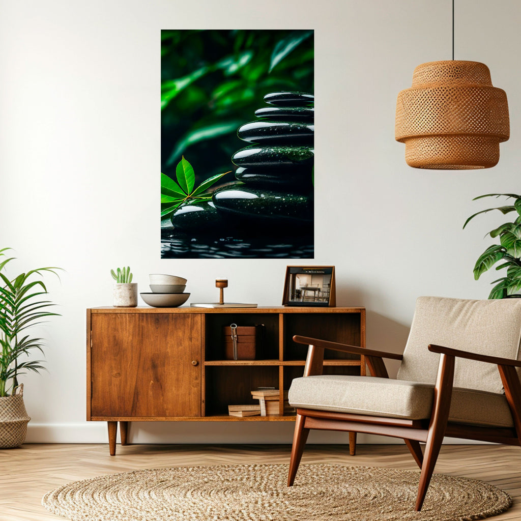 Affiche verticale autocollante HARMONY STONES