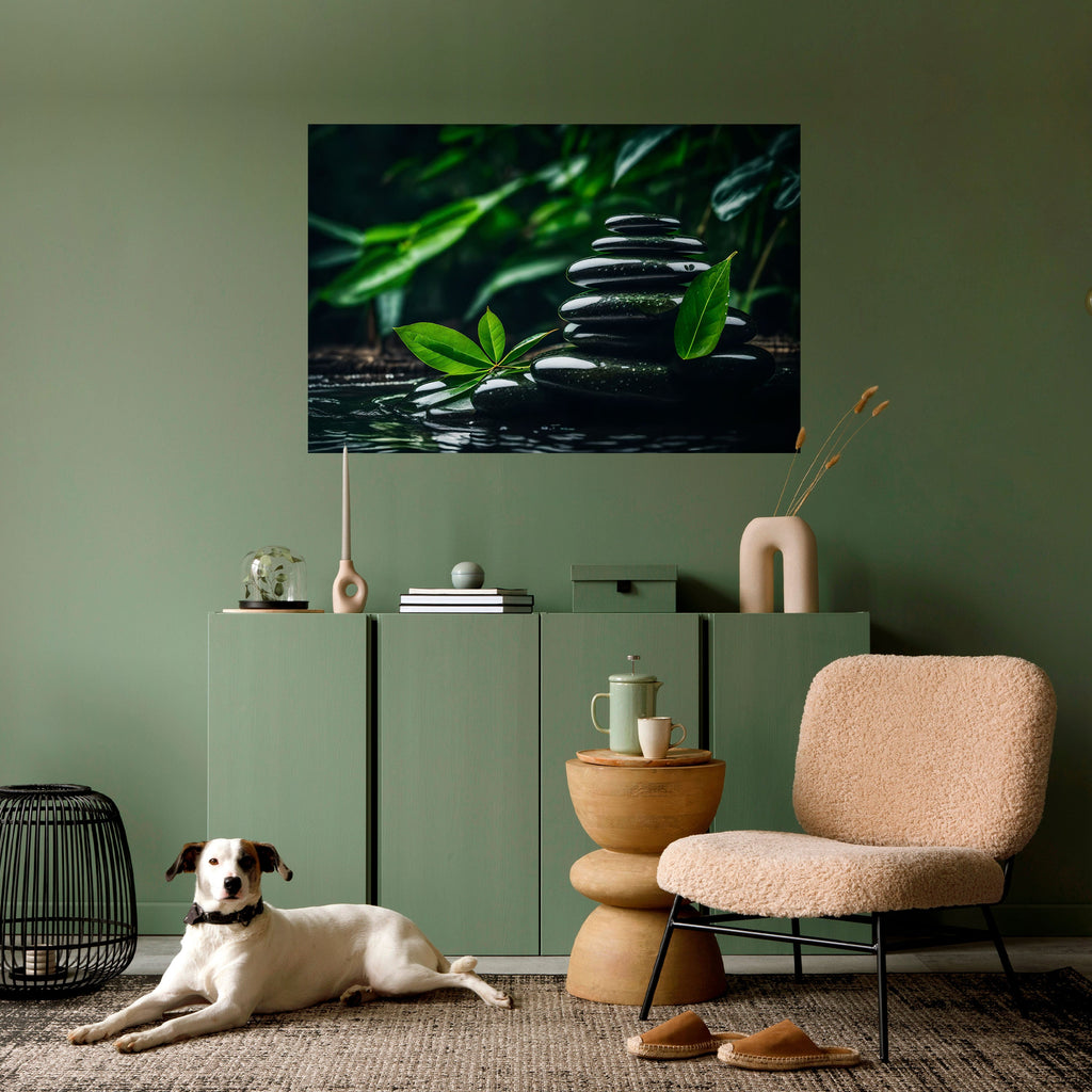 Affiche horizontale autocollante HARMONY STONES