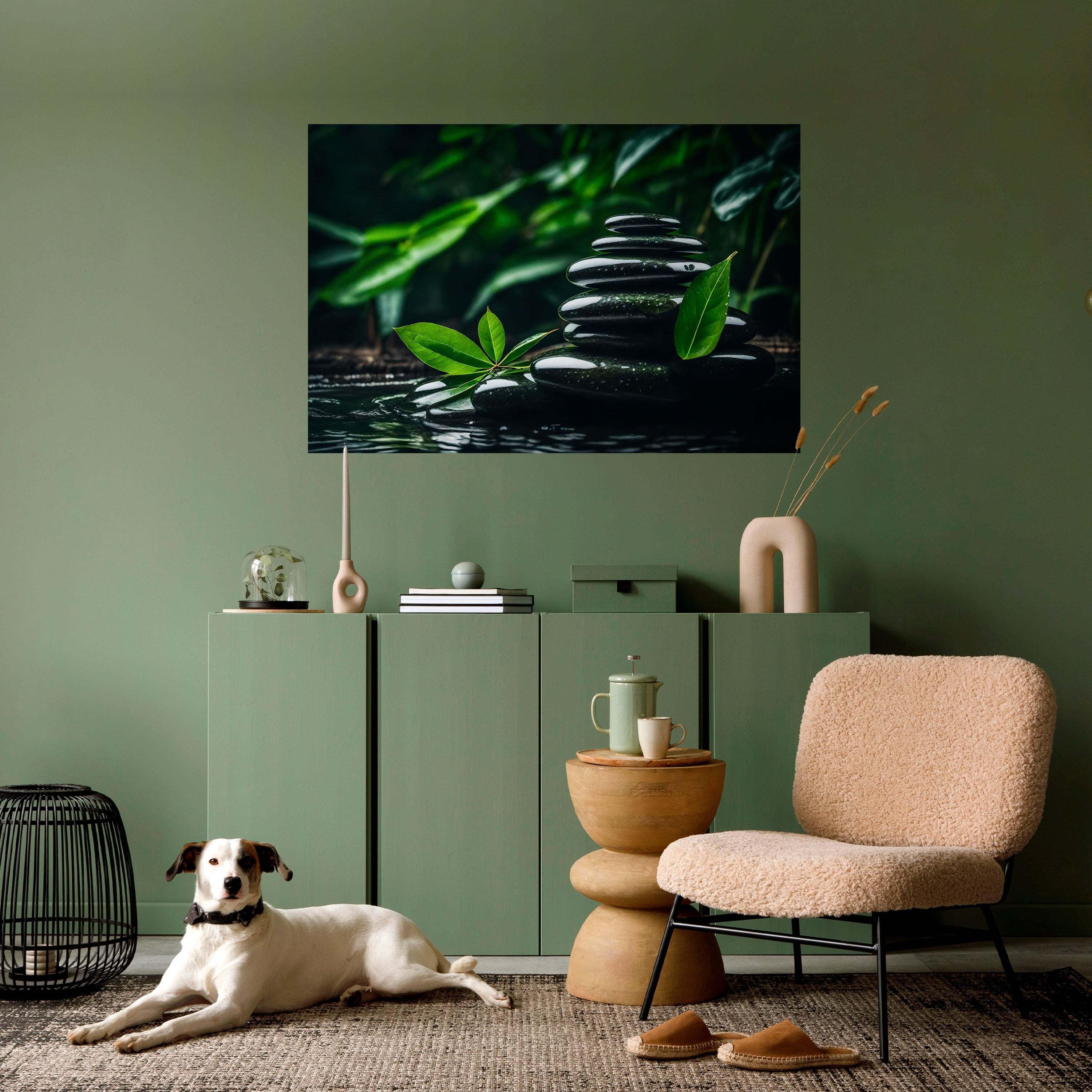 Affiche horizontale autocollante HARMONY STONES