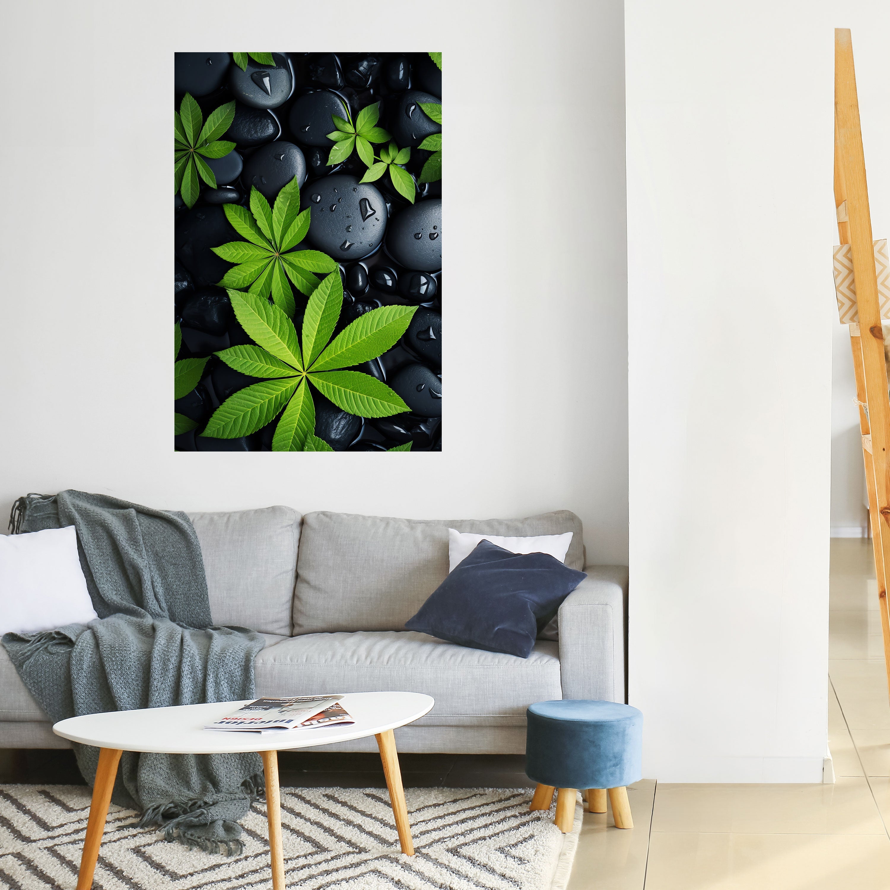 Affiche verticale autocollante « L'ÉTREINTE DE LA NATURE »