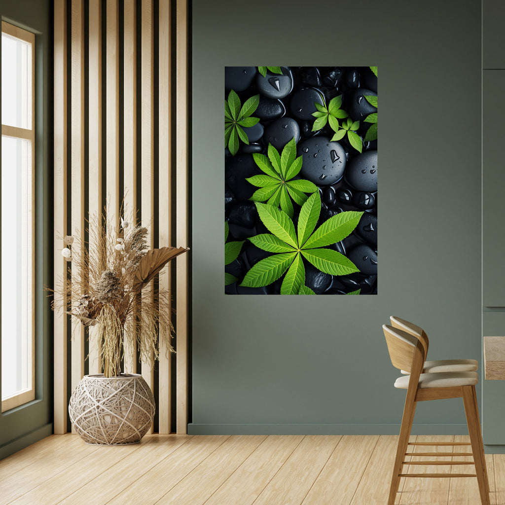 Affiche verticale autocollante « L'ÉTREINTE DE LA NATURE »