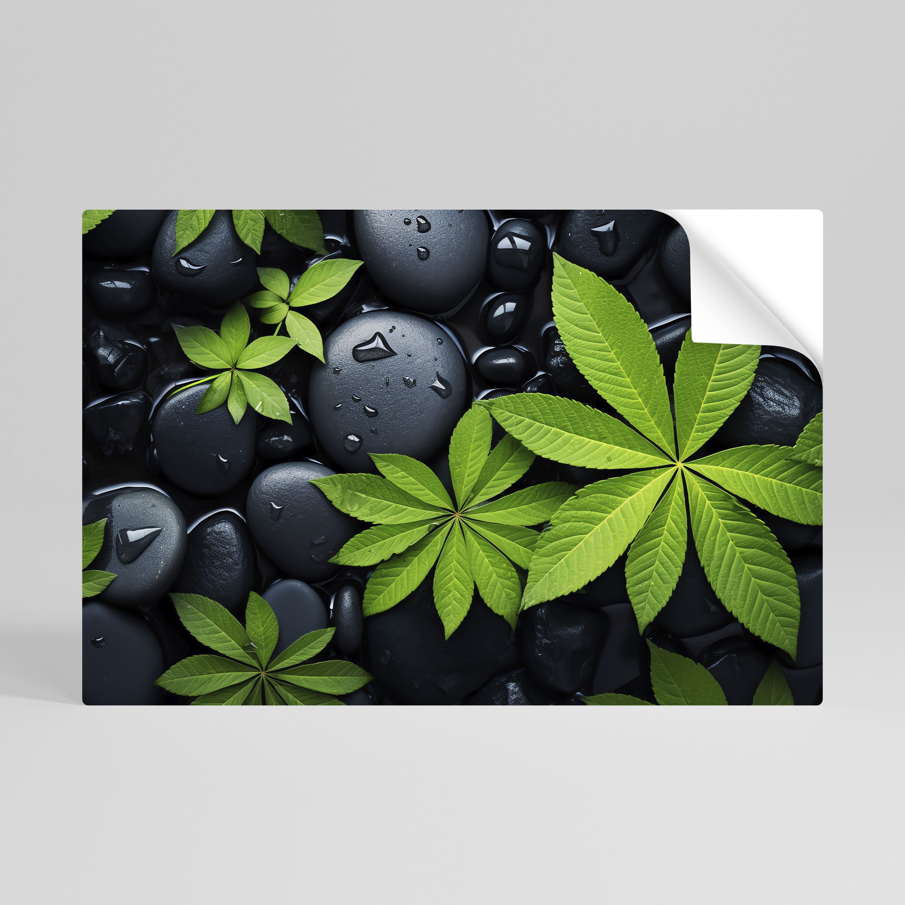 Affiche horizontale autocollante L'ÉTREINTE DE LA NATURE