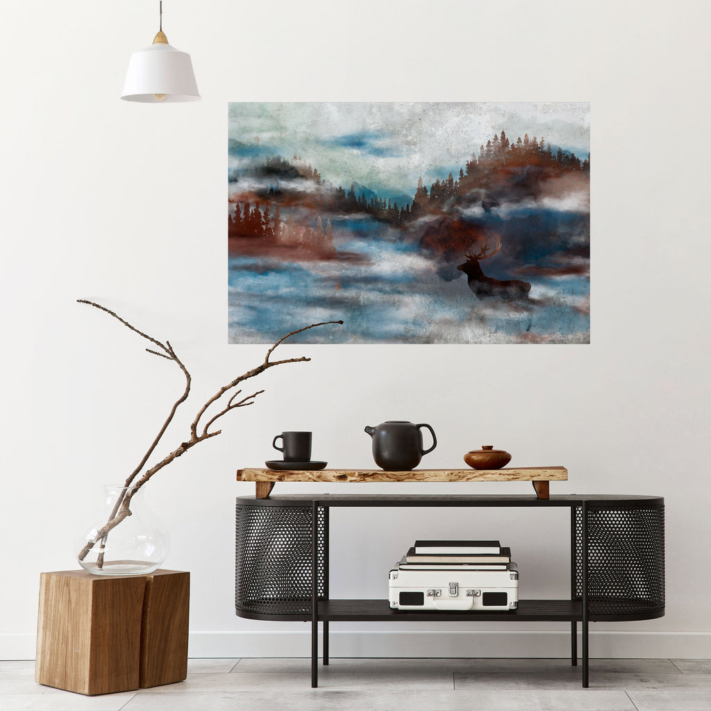 Affiche horizontale autocollante « HARMONY IN HAZE »