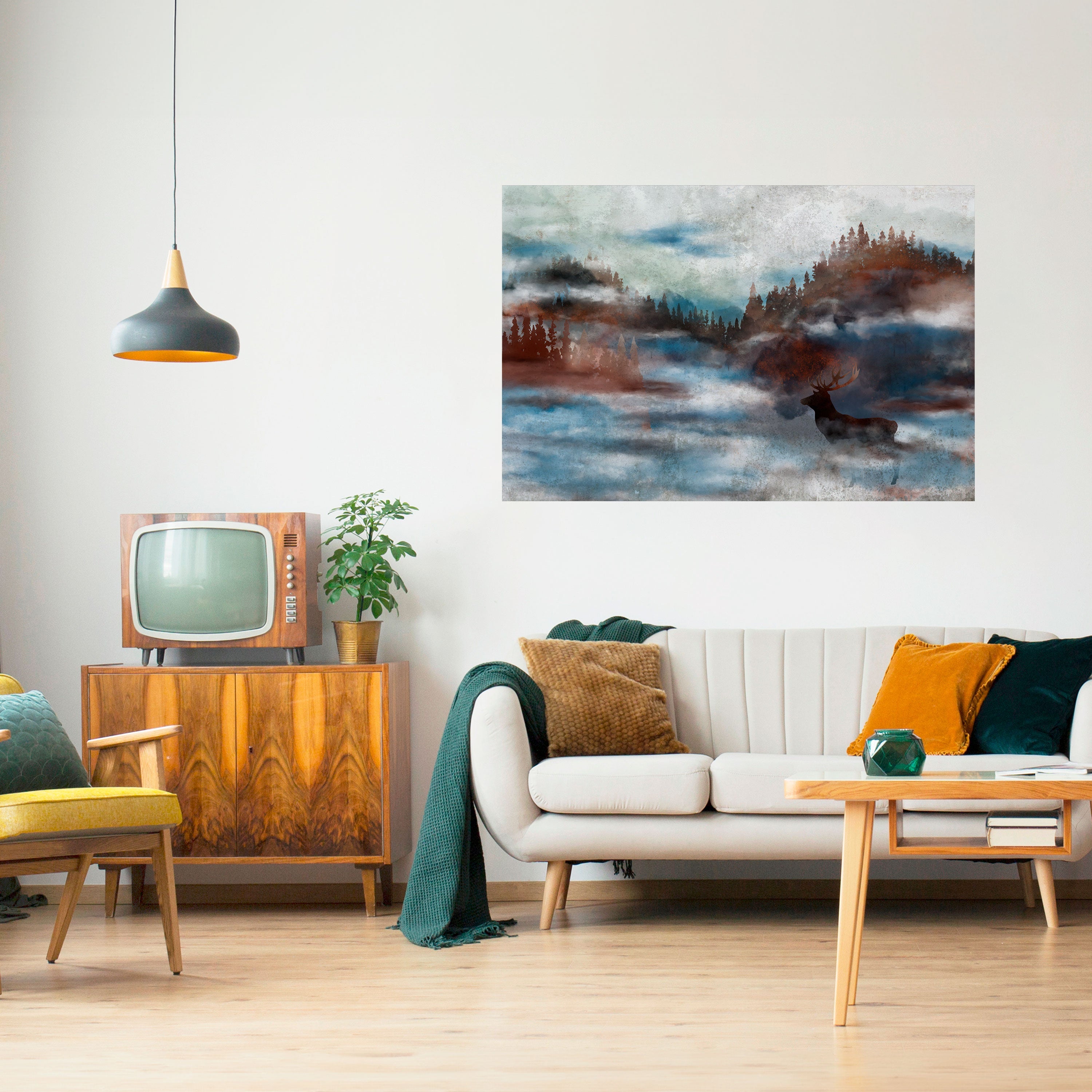 Affiche horizontale autocollante « HARMONY IN HAZE »