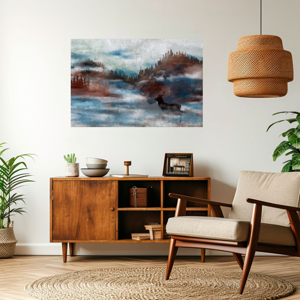 Affiche horizontale autocollante « HARMONY IN HAZE »