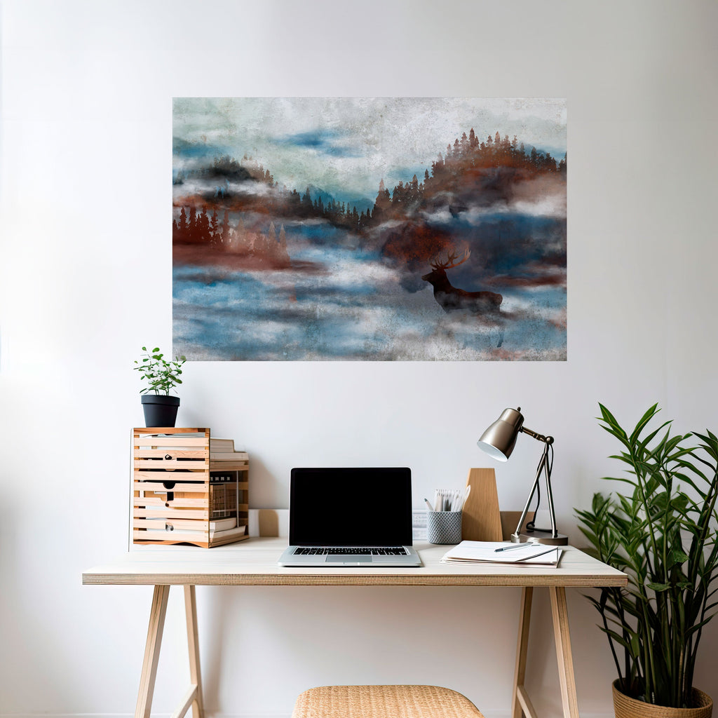 Affiche horizontale autocollante « HARMONY IN HAZE »