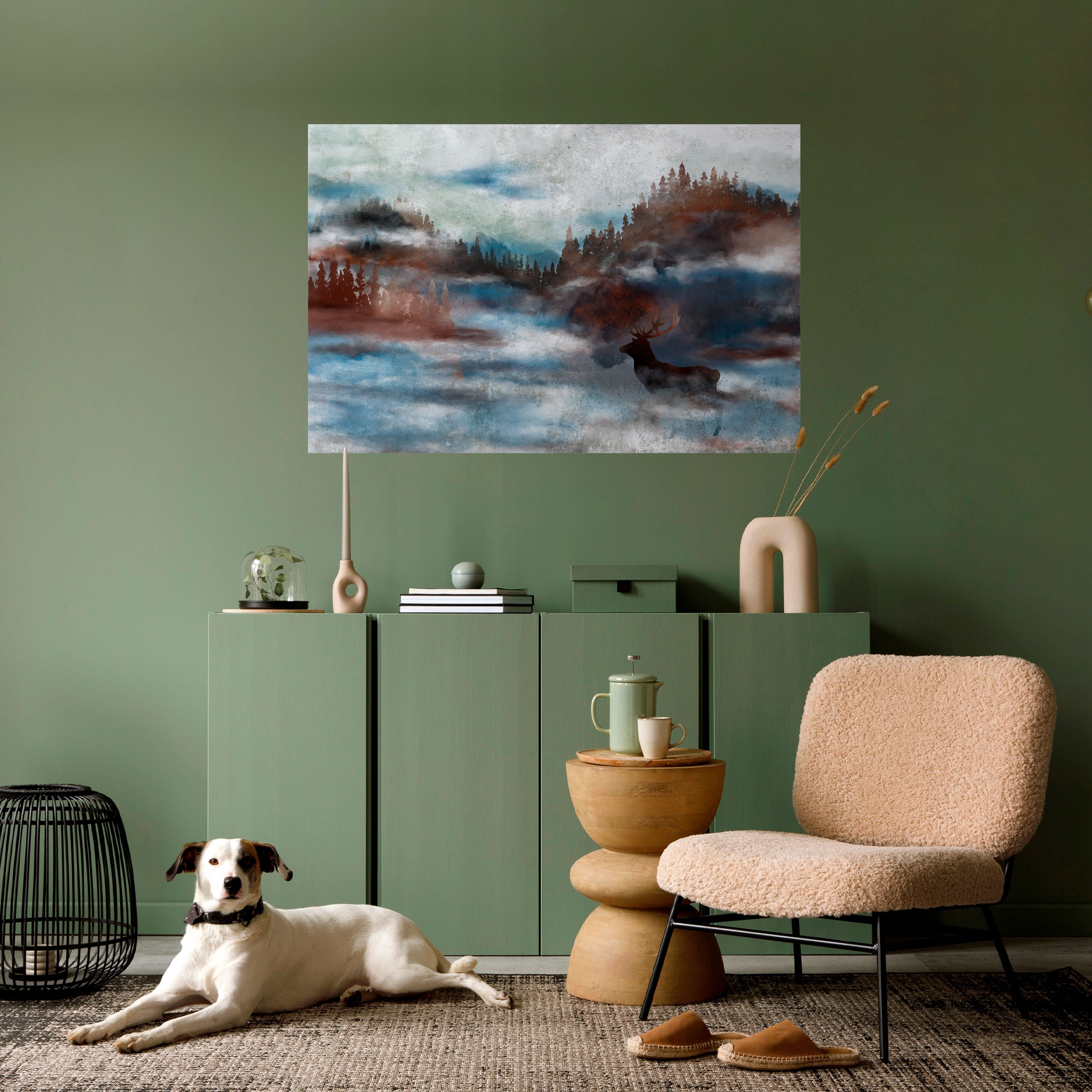 Affiche horizontale autocollante « HARMONY IN HAZE »