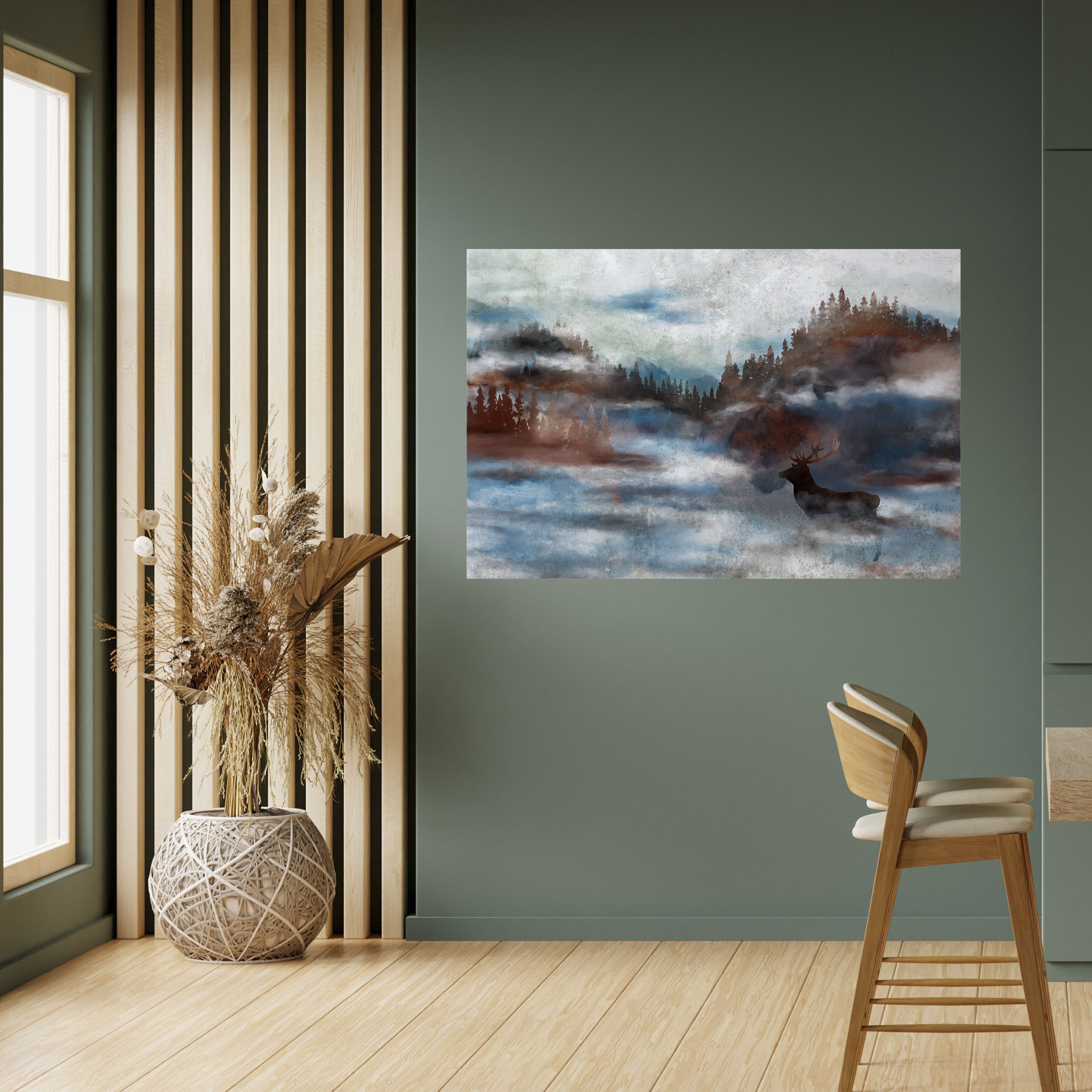 Affiche horizontale autocollante « HARMONY IN HAZE »