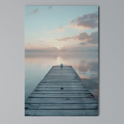 GENTLE MORNING MYSTIQUE Vertical Canvas Print