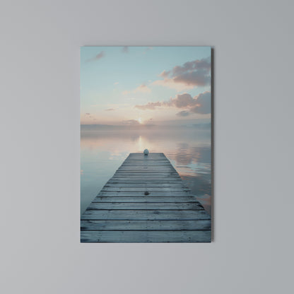 GENTLE MORNING MYSTIQUE Vertical Canvas Print