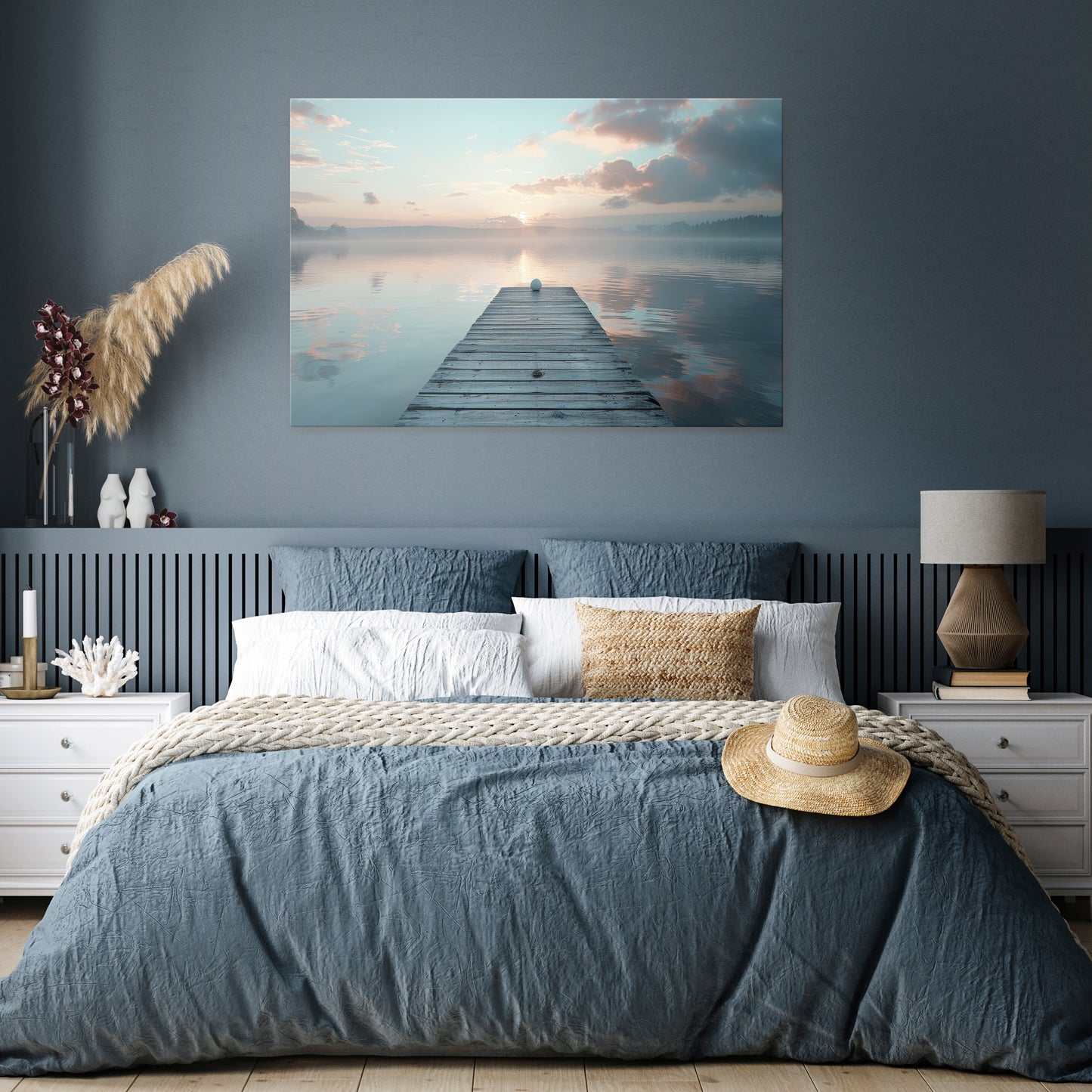 GENTLE MORNING MYSTIQUE Horizontal Canvas Print