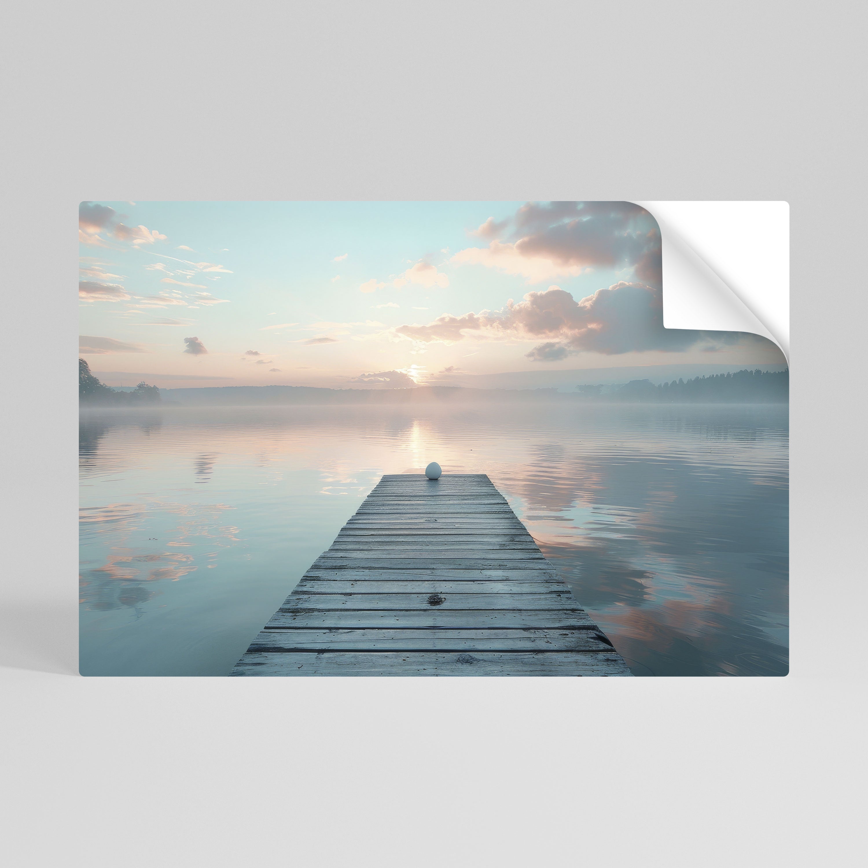 Affiche horizontale autocollante GENTLE MORNING MYSTIQUE