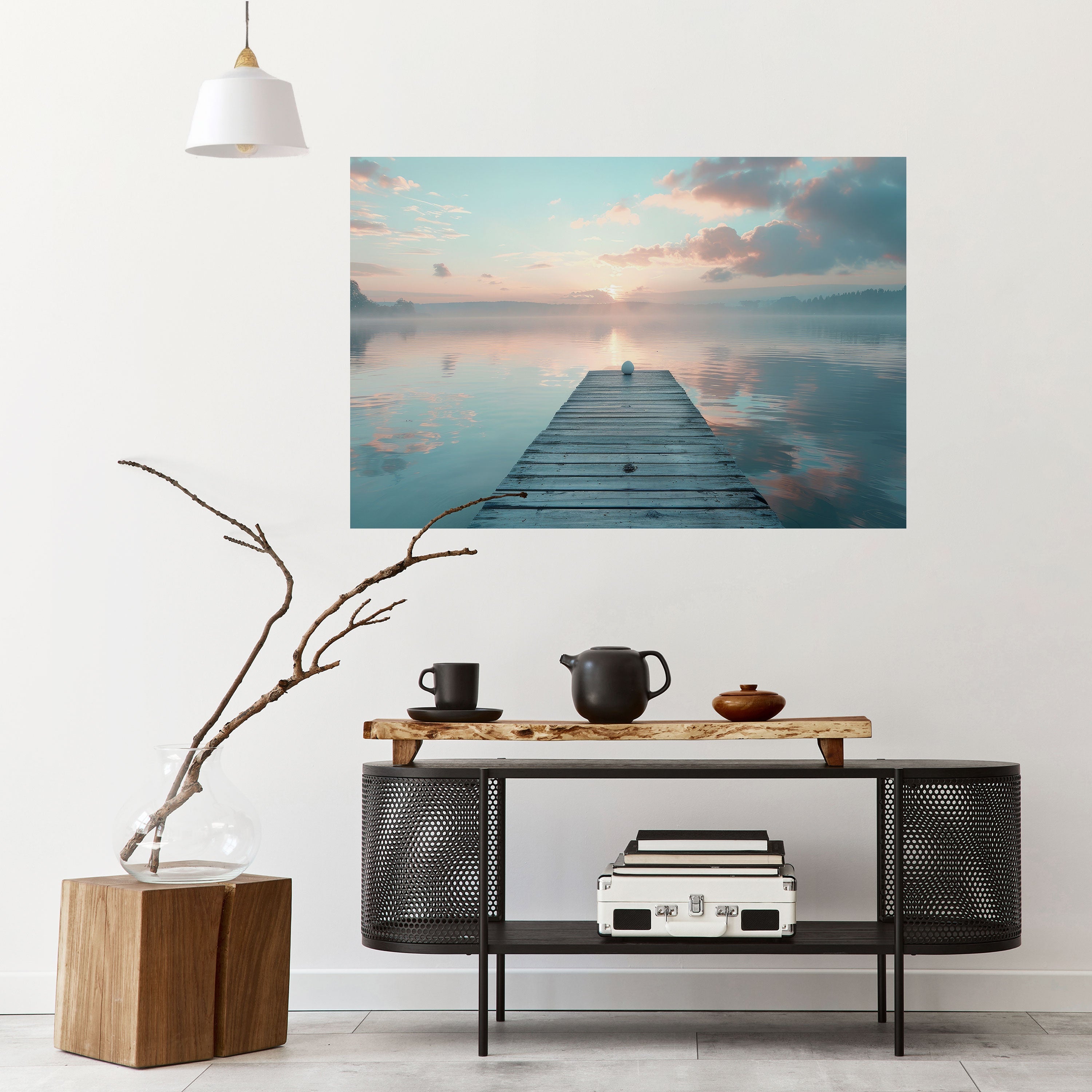 Affiche horizontale autocollante GENTLE MORNING MYSTIQUE