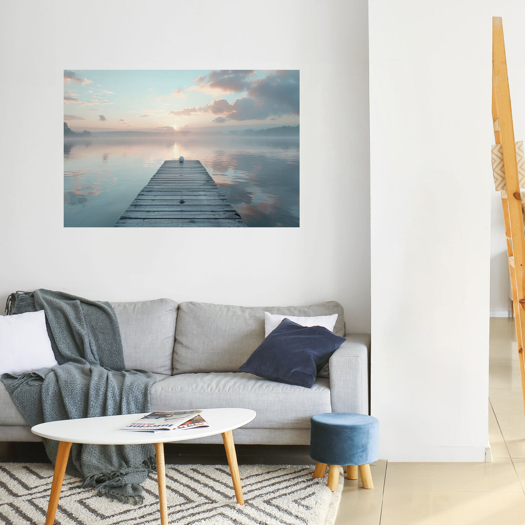 Affiche horizontale autocollante GENTLE MORNING MYSTIQUE