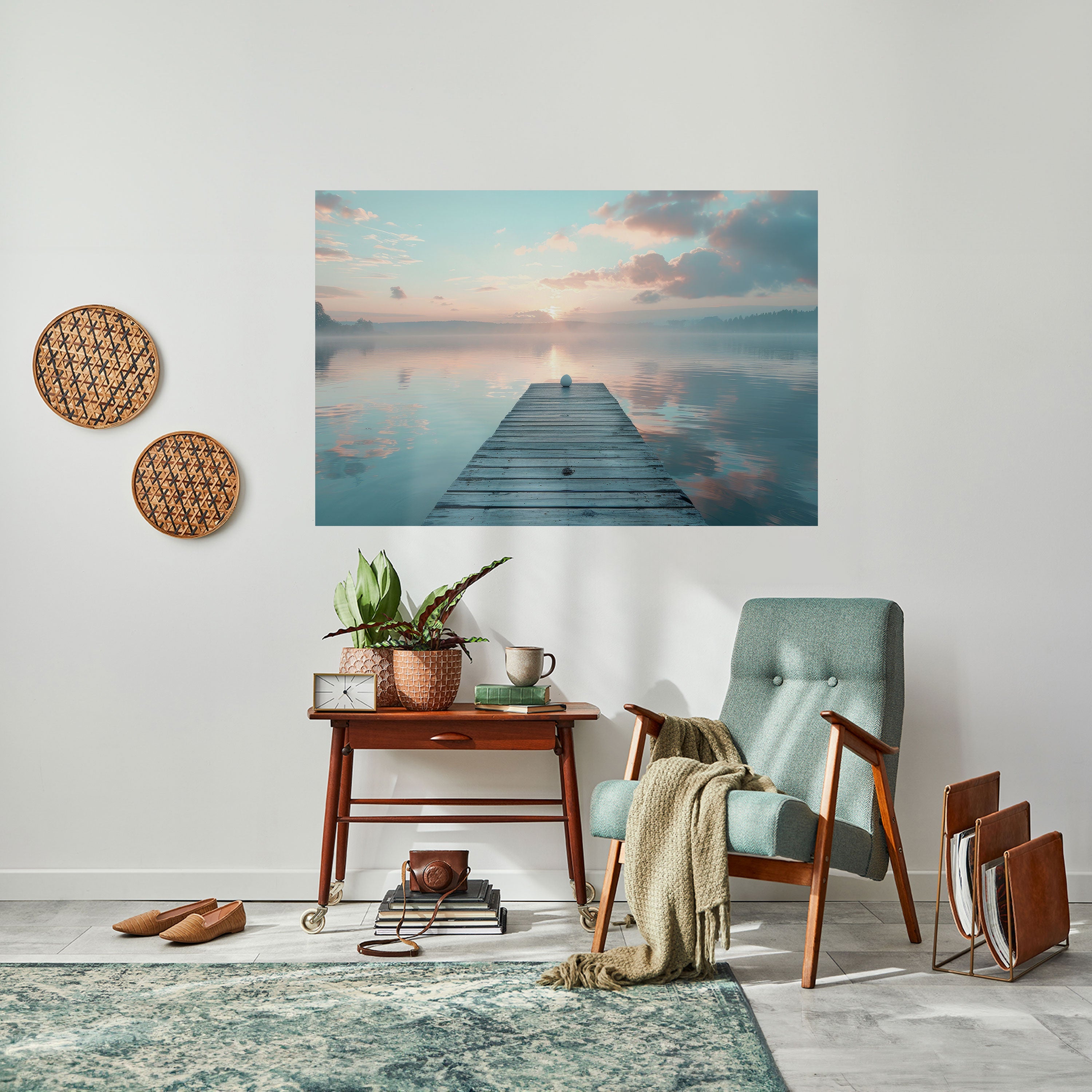 Affiche horizontale autocollante GENTLE MORNING MYSTIQUE