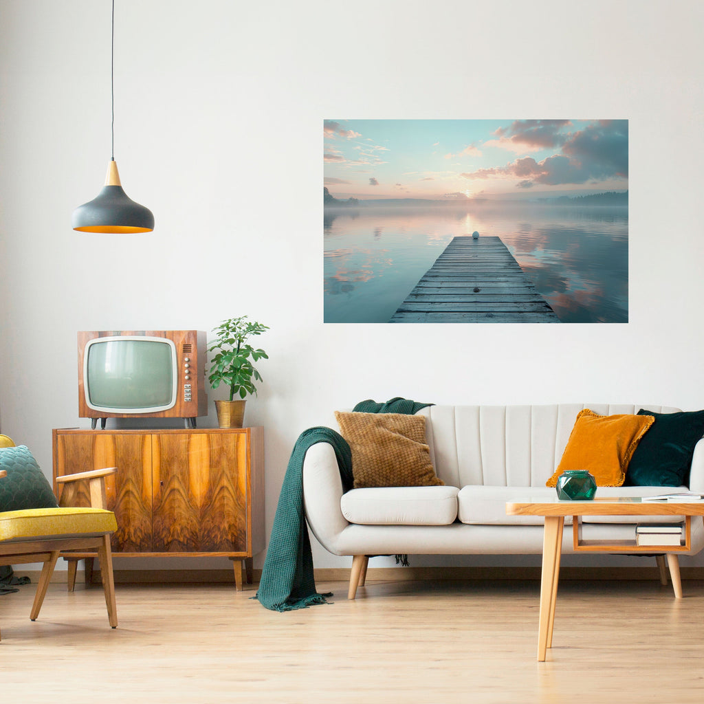 Affiche horizontale autocollante GENTLE MORNING MYSTIQUE