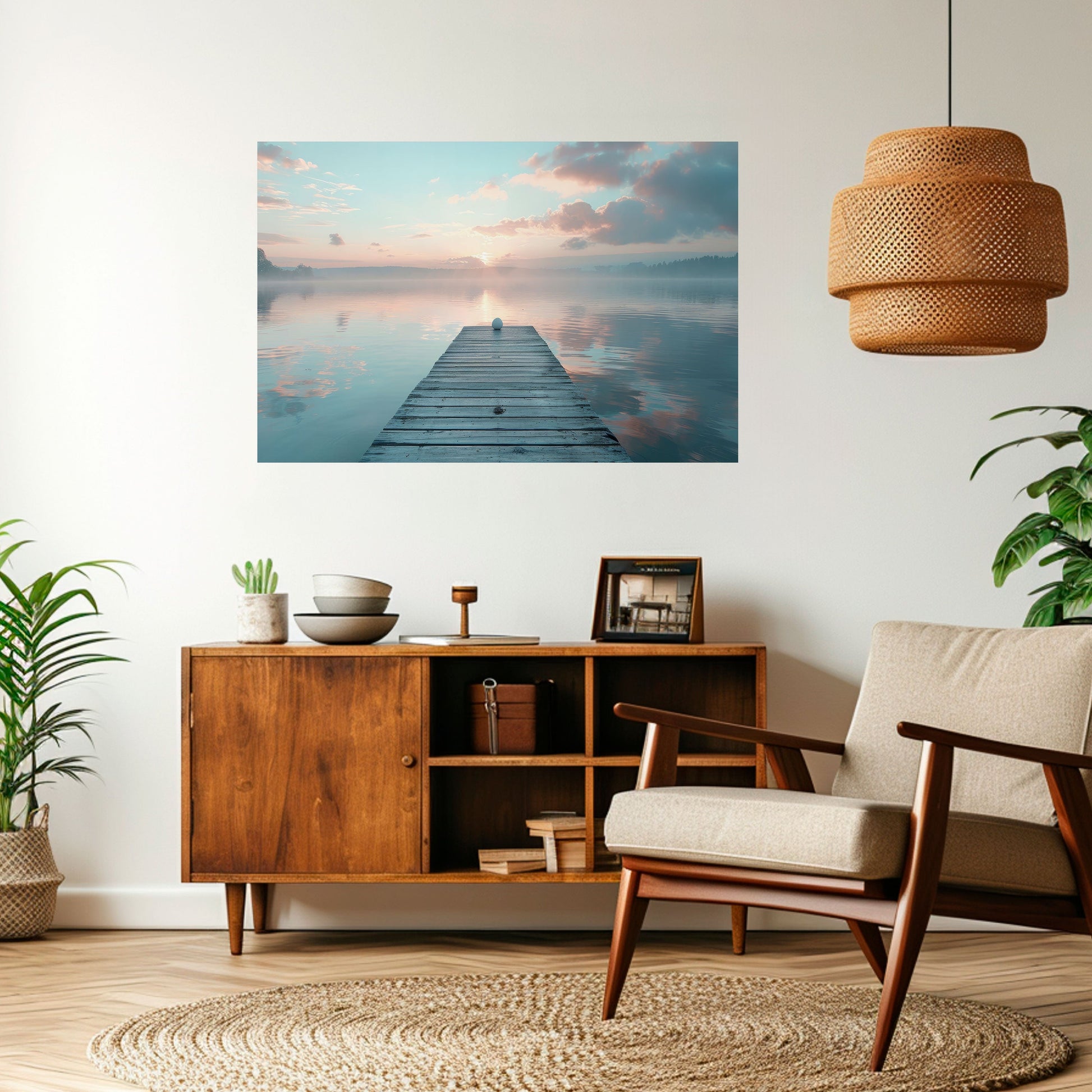 Affiche horizontale autocollante GENTLE MORNING MYSTIQUE