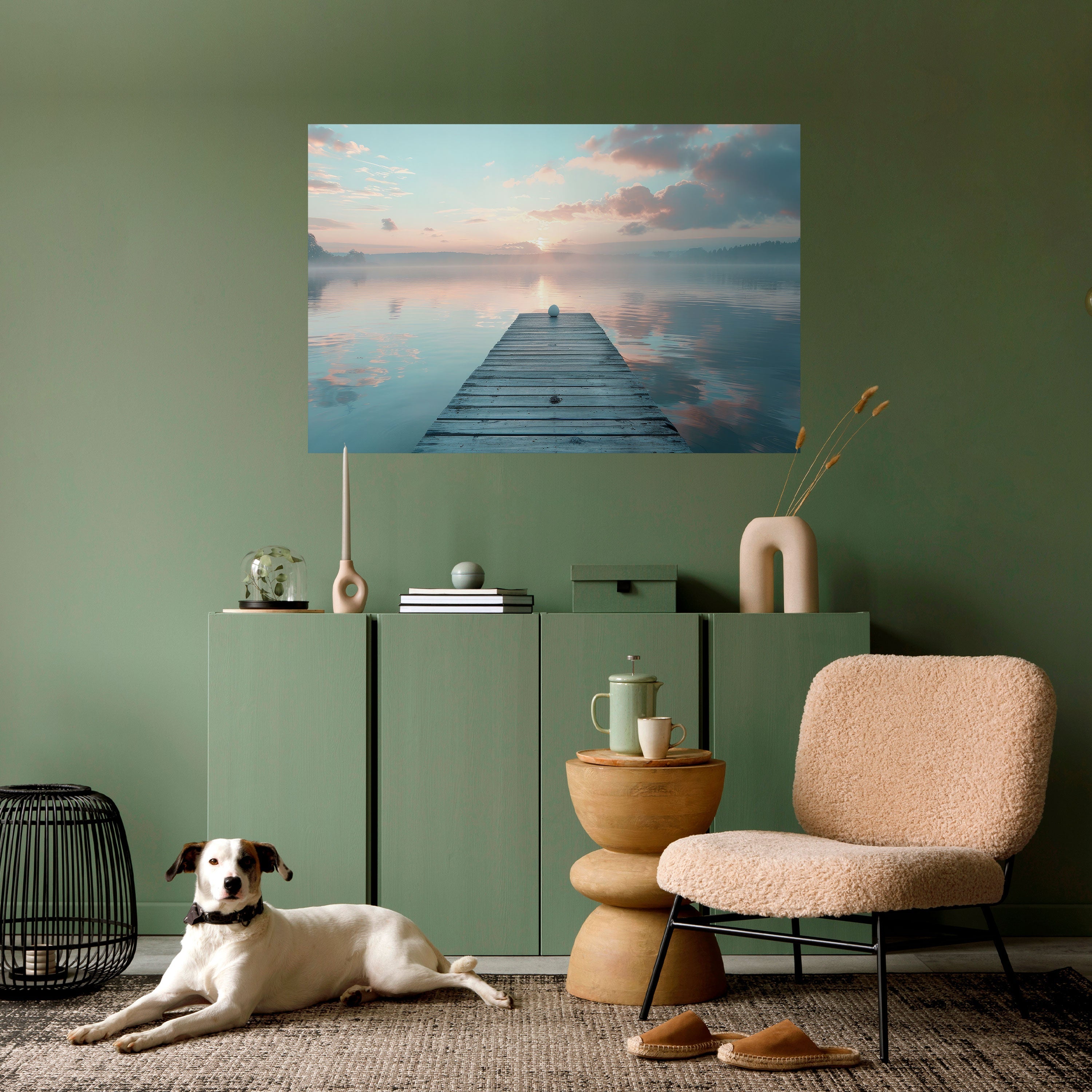 Affiche horizontale autocollante GENTLE MORNING MYSTIQUE