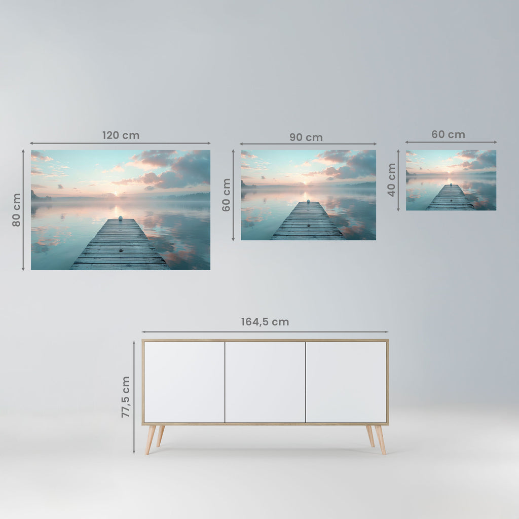 Affiche horizontale autocollante GENTLE MORNING MYSTIQUE