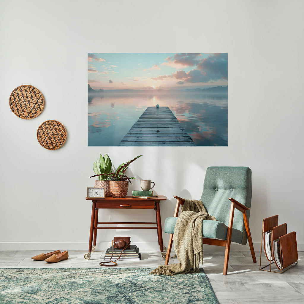 Affiche horizontale autocollante GENTLE MORNING MYSTIQUE