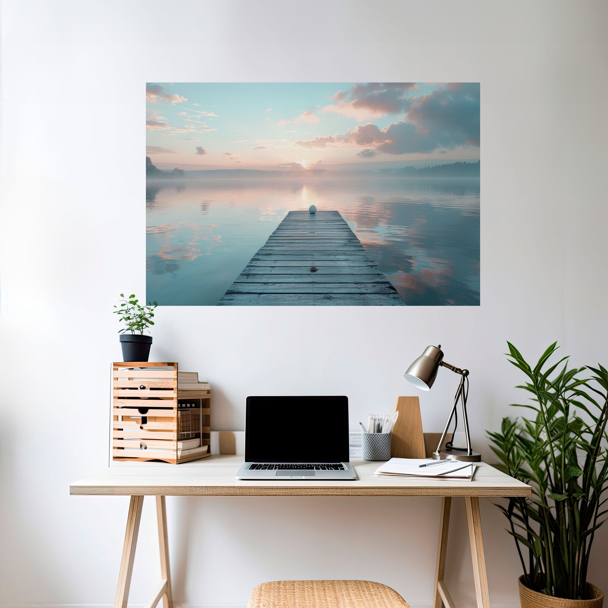 Affiche horizontale autocollante GENTLE MORNING MYSTIQUE