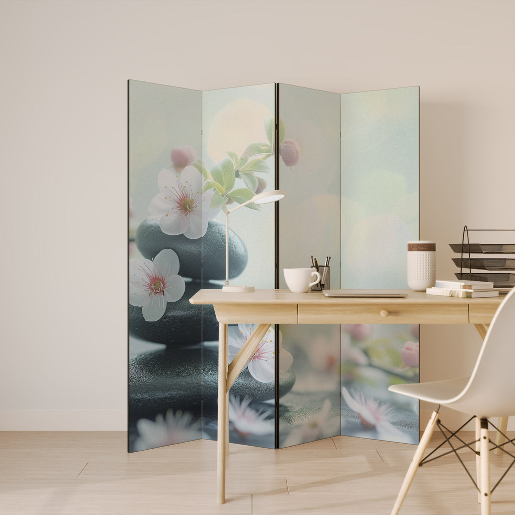 MINDFUL MOMENTS 4-Panel Room Divider