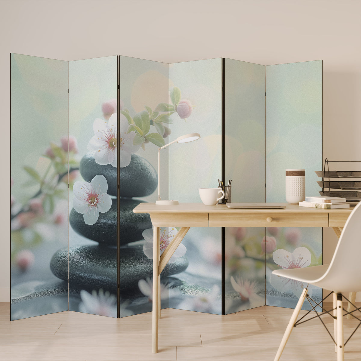 MINDFUL MOMENTS 6-Panel Room Divider