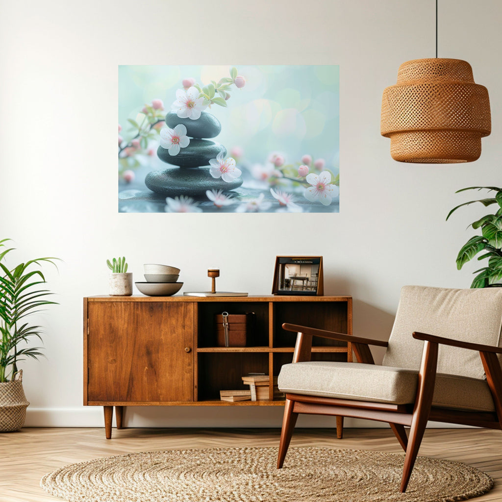 Affiche horizontale autocollante MOMENTS DE PLEINE CONSCIENCE