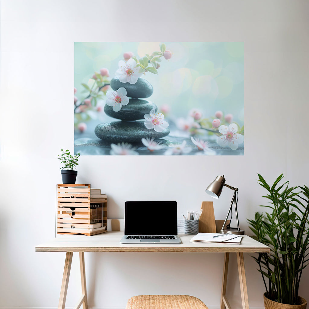 Affiche horizontale autocollante MOMENTS DE PLEINE CONSCIENCE