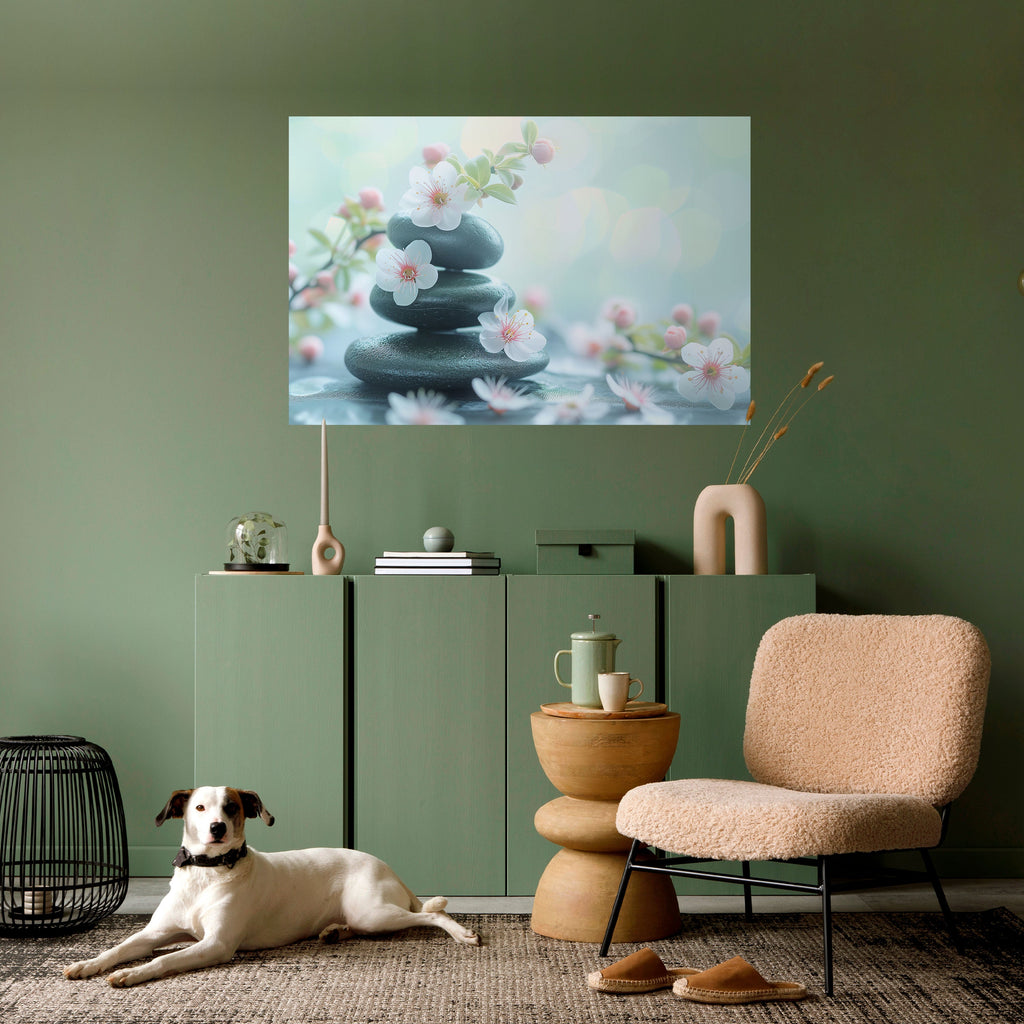 Affiche horizontale autocollante MOMENTS DE PLEINE CONSCIENCE