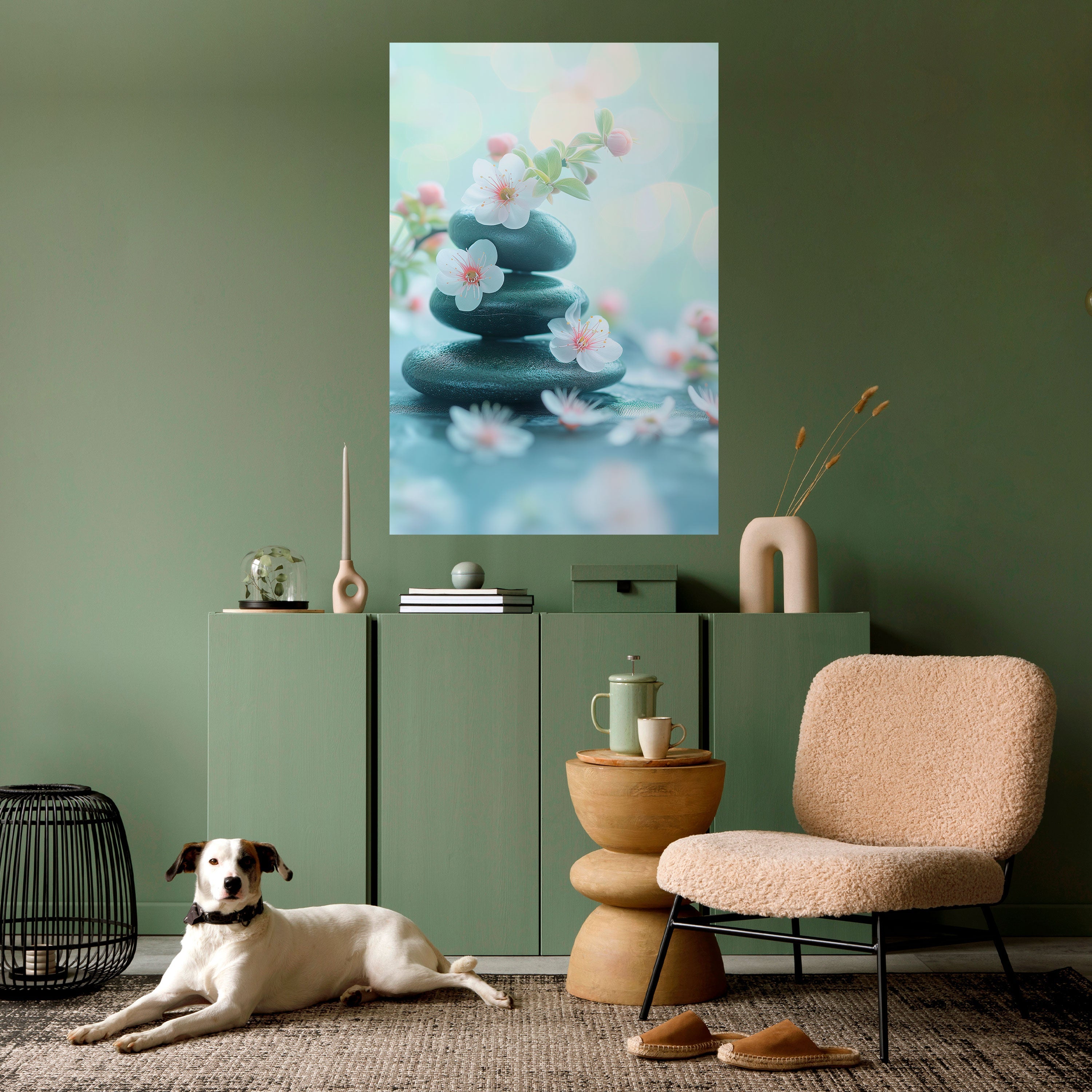 Affiche verticale autocollante MOMENTS DE PLEINE CONSCIENCE