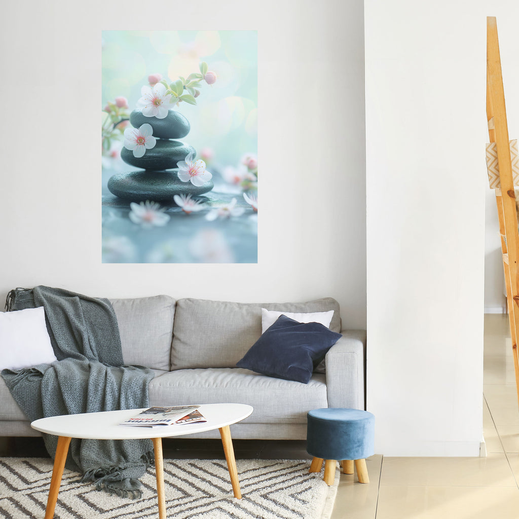 Affiche verticale autocollante MOMENTS DE PLEINE CONSCIENCE