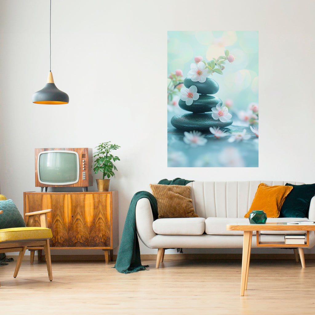 Affiche verticale autocollante MOMENTS DE PLEINE CONSCIENCE