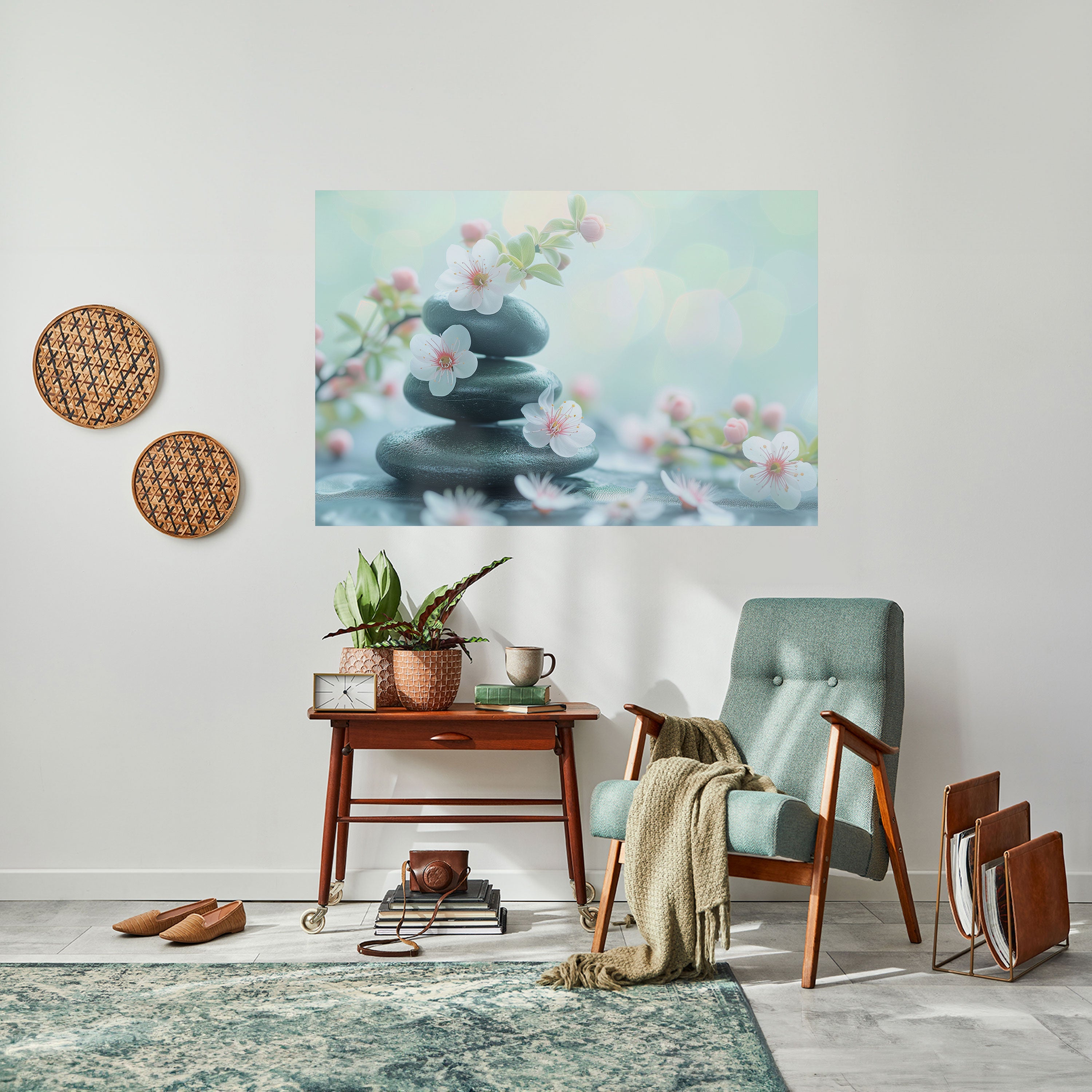 Affiche horizontale autocollante MOMENTS DE PLEINE CONSCIENCE