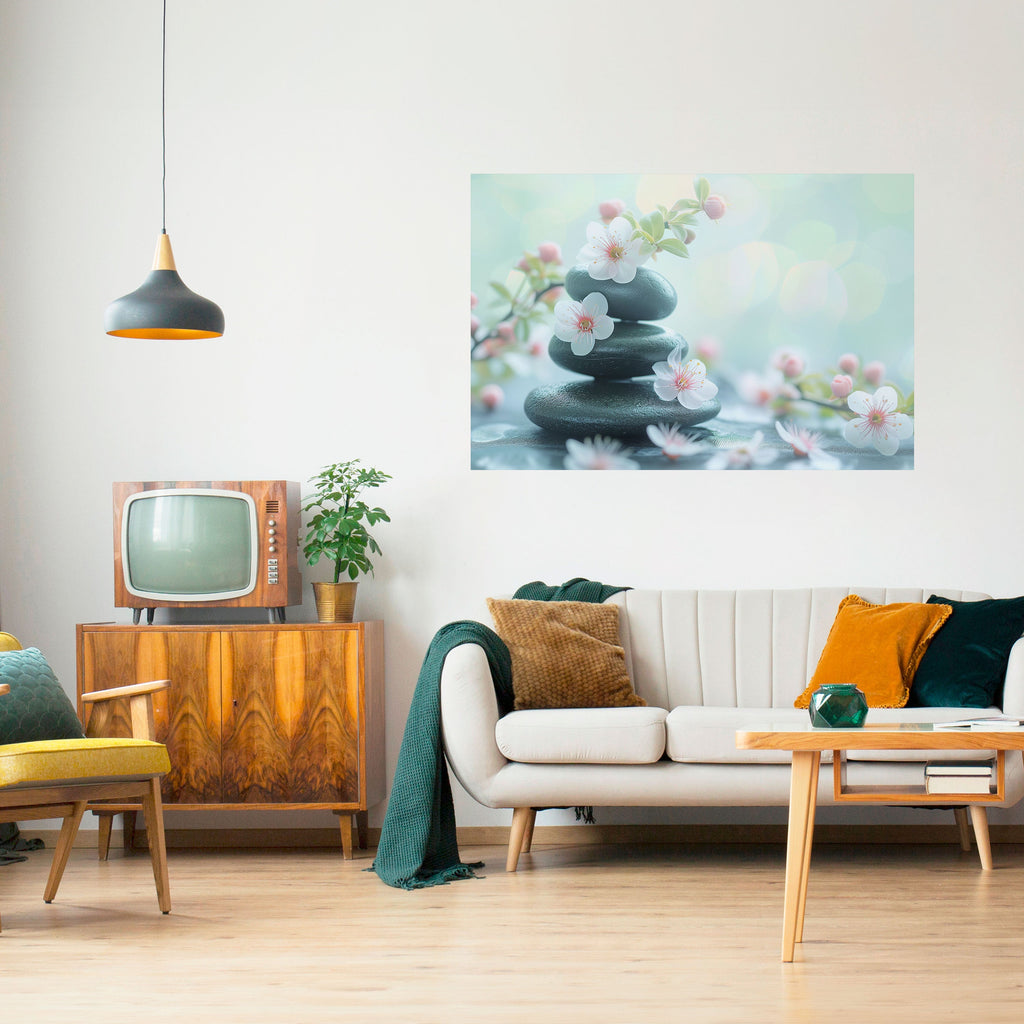 Affiche horizontale autocollante MOMENTS DE PLEINE CONSCIENCE