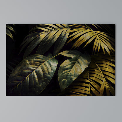 ENIGMATIC FOLIAGE TWILIGHT Horizontal Canvas Print