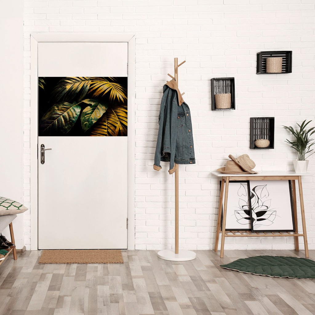 Affiche horizontale autocollante « FEUILLAGE ÉNIGMATIQUE »